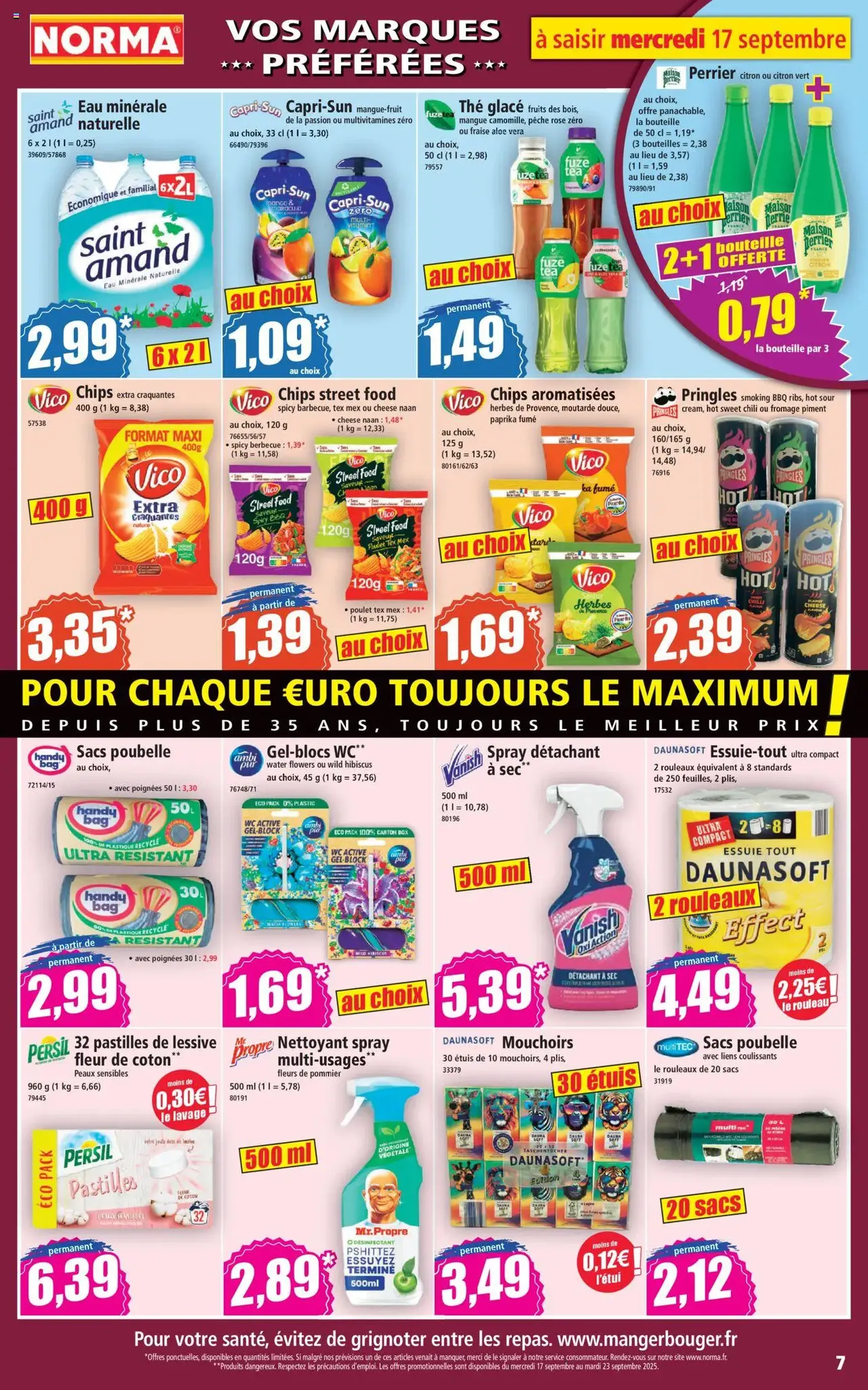 Norma catalogue - brochure valable à partir du 17/09/2025, page 7 sur 14