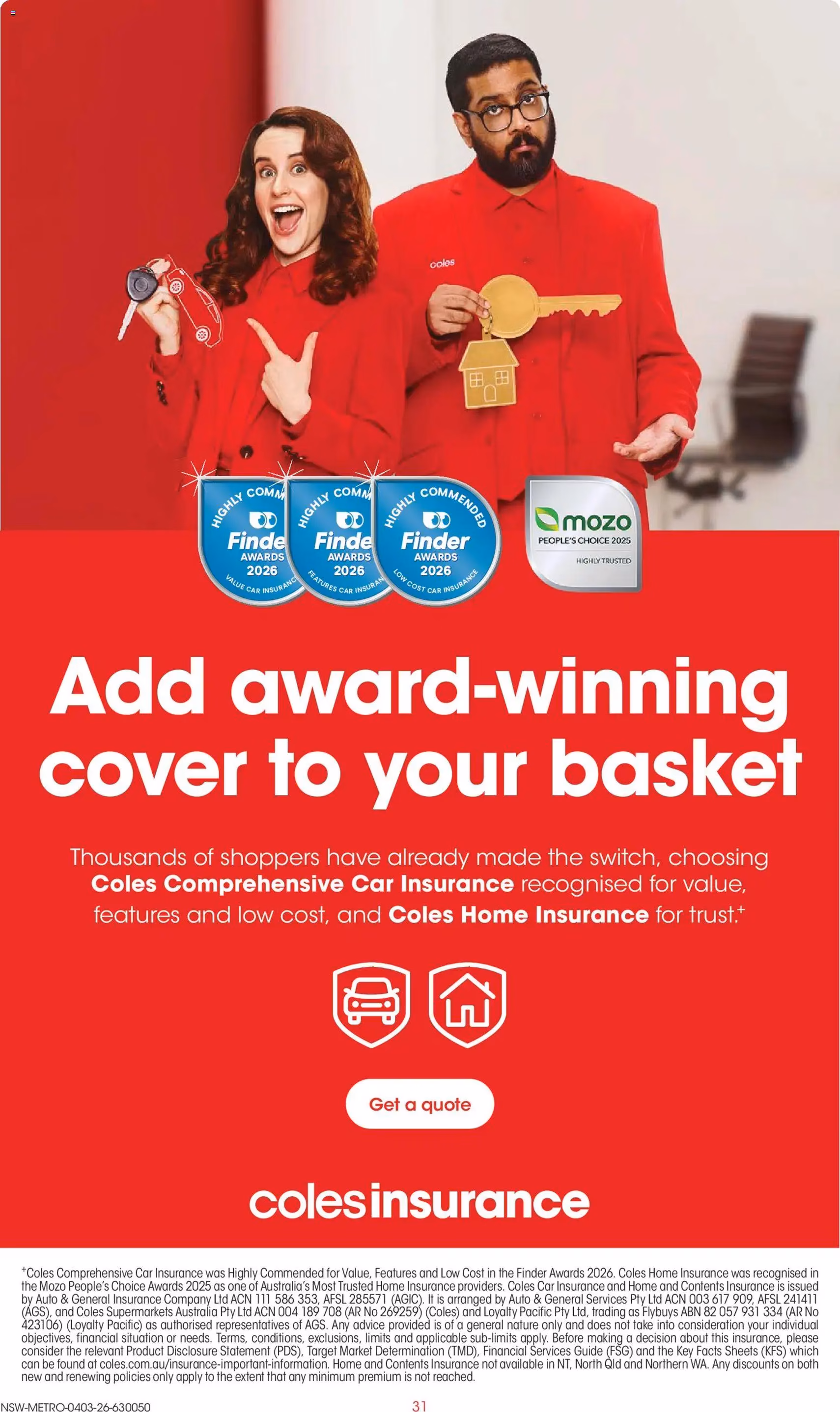 Coles catalogue - valid flyer from 04/03/2026, page 31 of 47