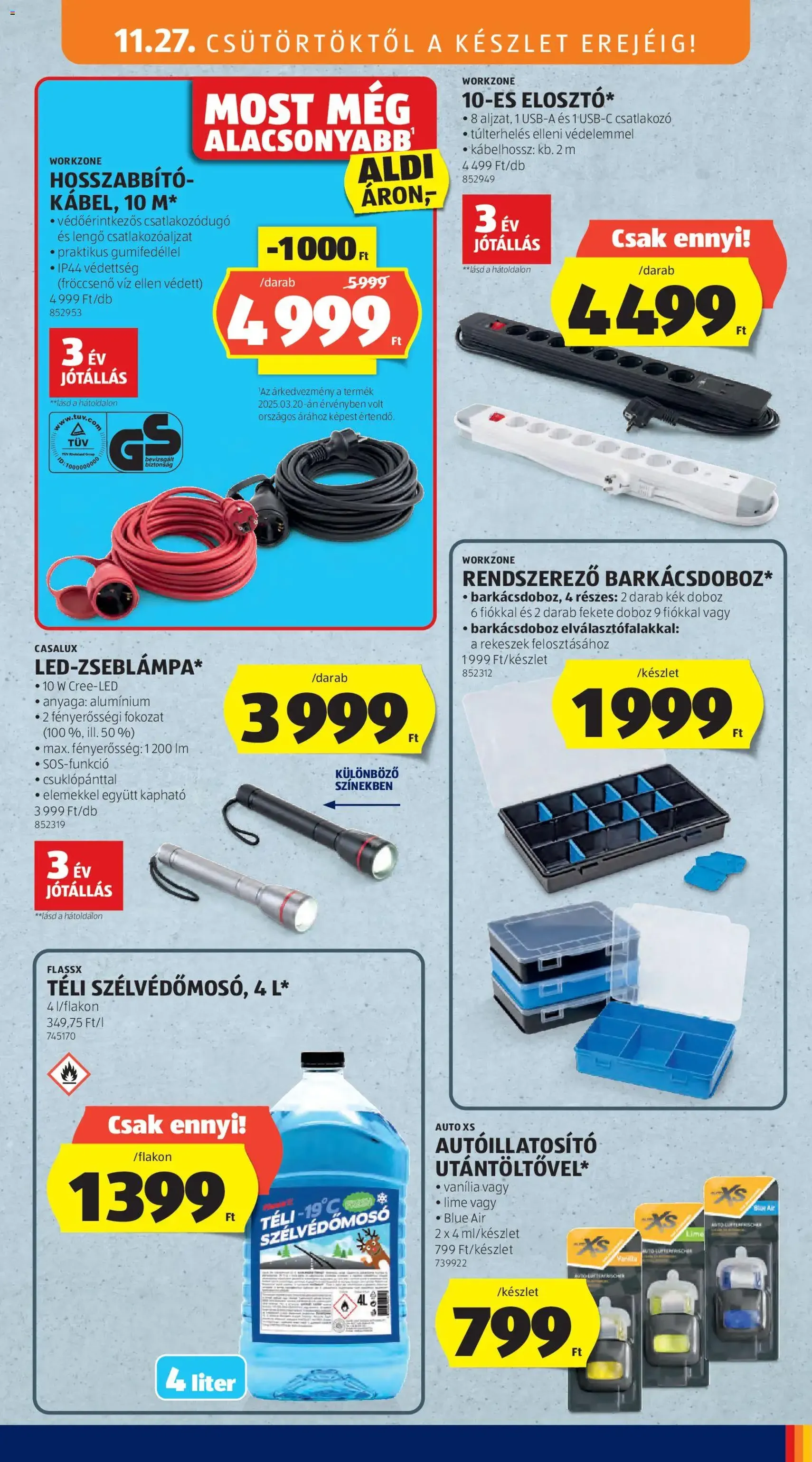 Aldi Black Friday - 2025.11.27. érvényes szórólap 35 oldal 62 oldalból