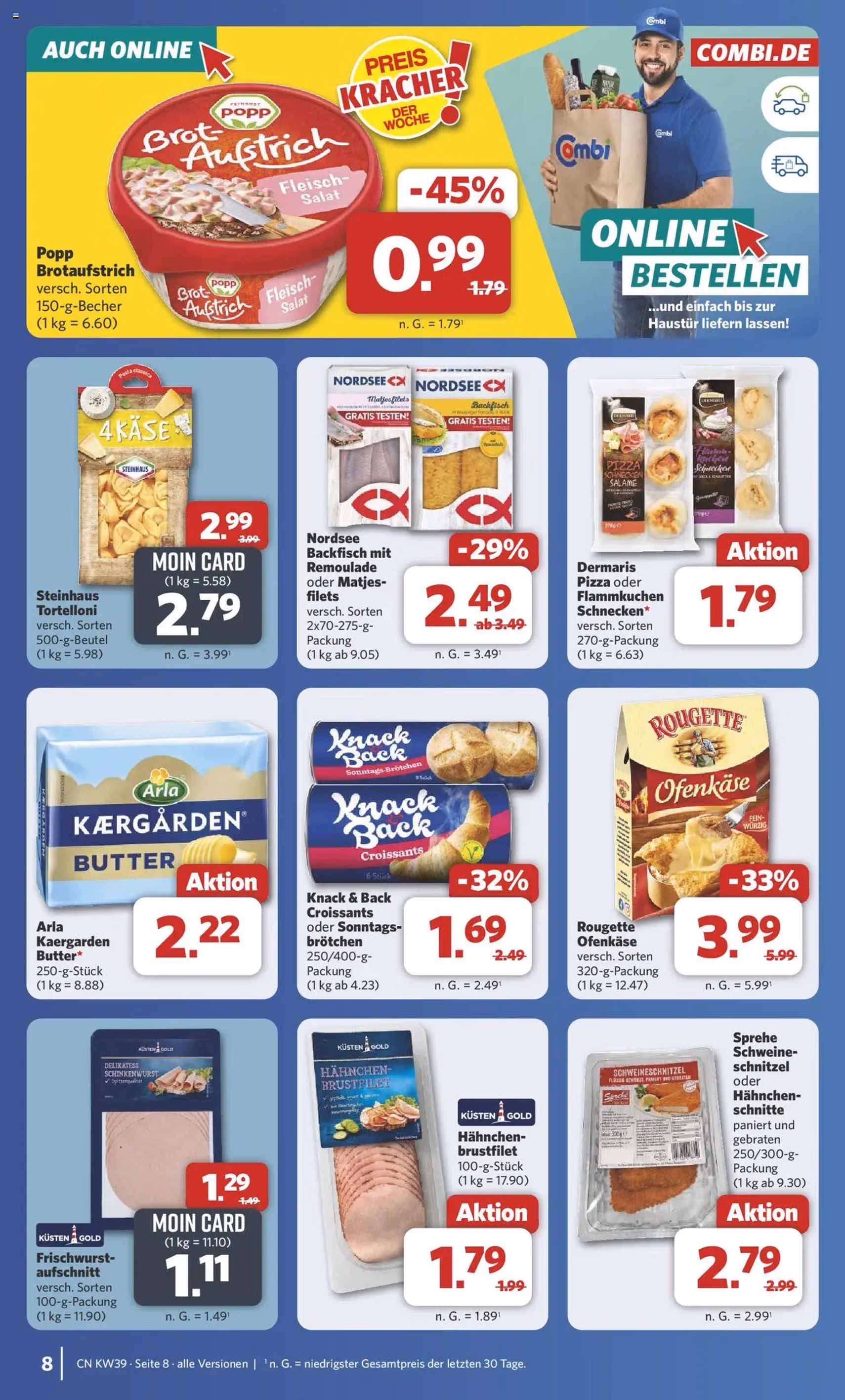 Combi Prospekt - Gültiger Prospekt ab 22.09.2025, Seite 8 von insgesamt 35 Combi Prospekt - Gültiger Prospekt ab 22.09.2025, Seite 8 von insgesamt 35