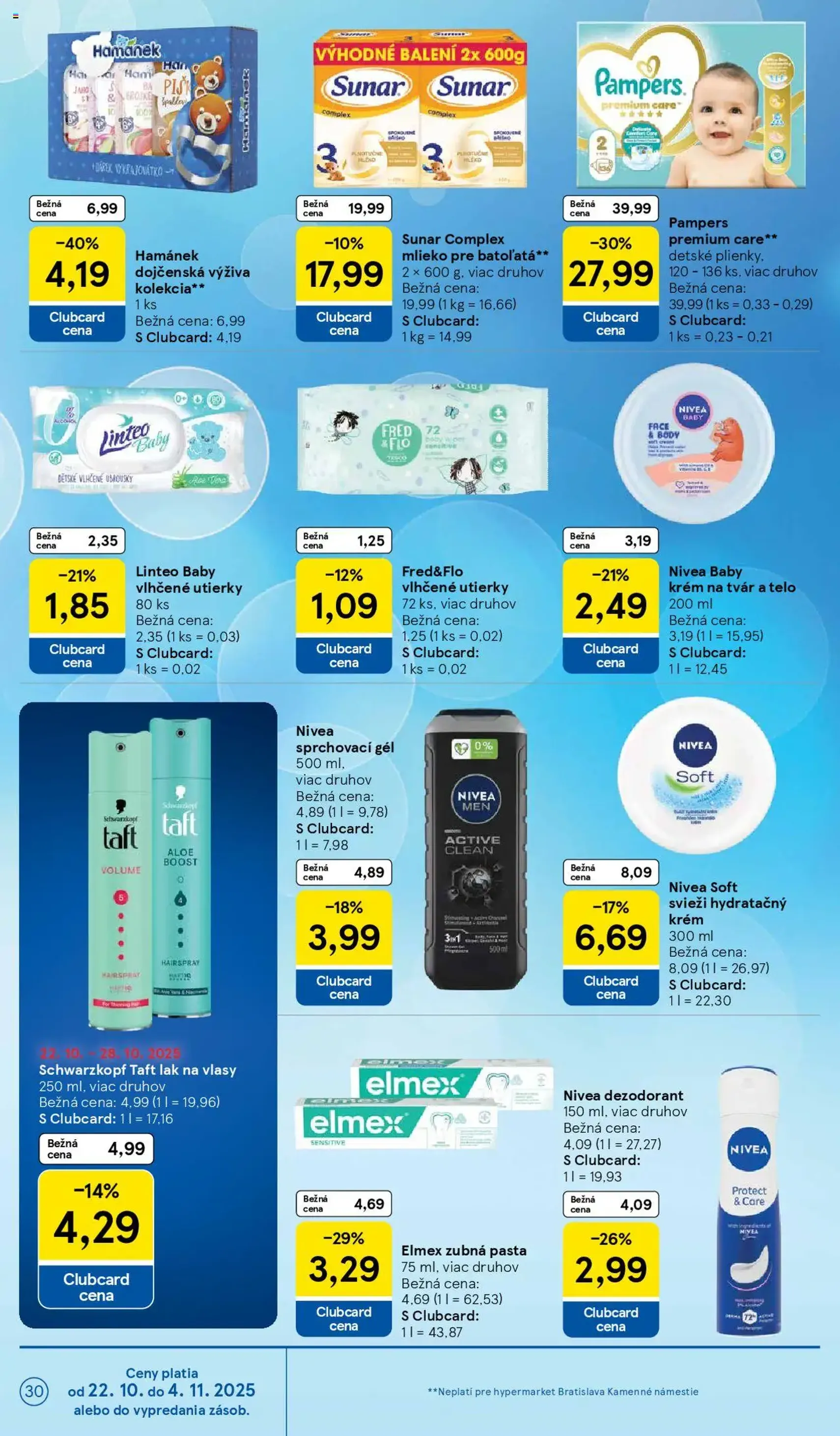 Tesco Hypermarket - leták - platný leták od 22.10.2025 strana 30 z 40 Tesco Hypermarket - leták - platný leták od 22.10.2025 strana 30 z 40
