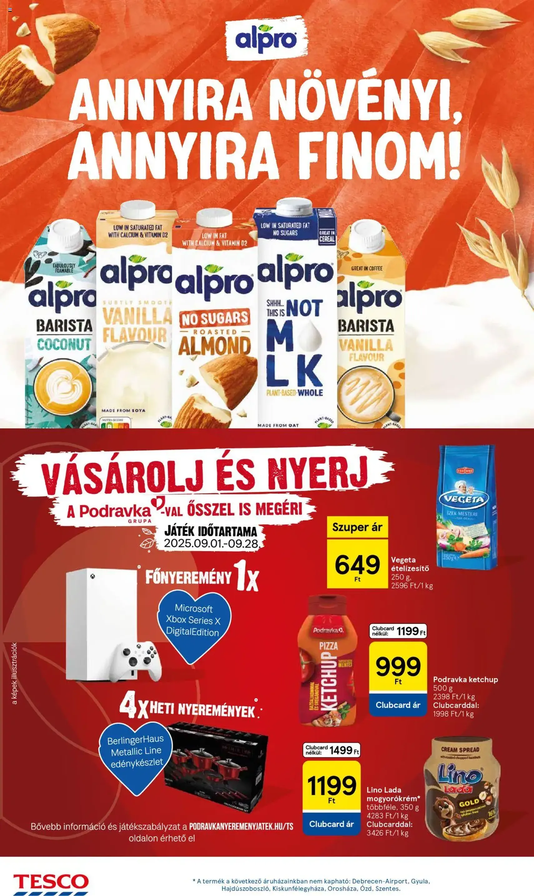 Tesco Hipermarket - Akciós újság - 2025.09.11. érvényes szórólap 24 oldal 32 oldalból Tesco Hipermarket - Akciós újság - 2025.09.11. érvényes szórólap 24 oldal 32 oldalból
