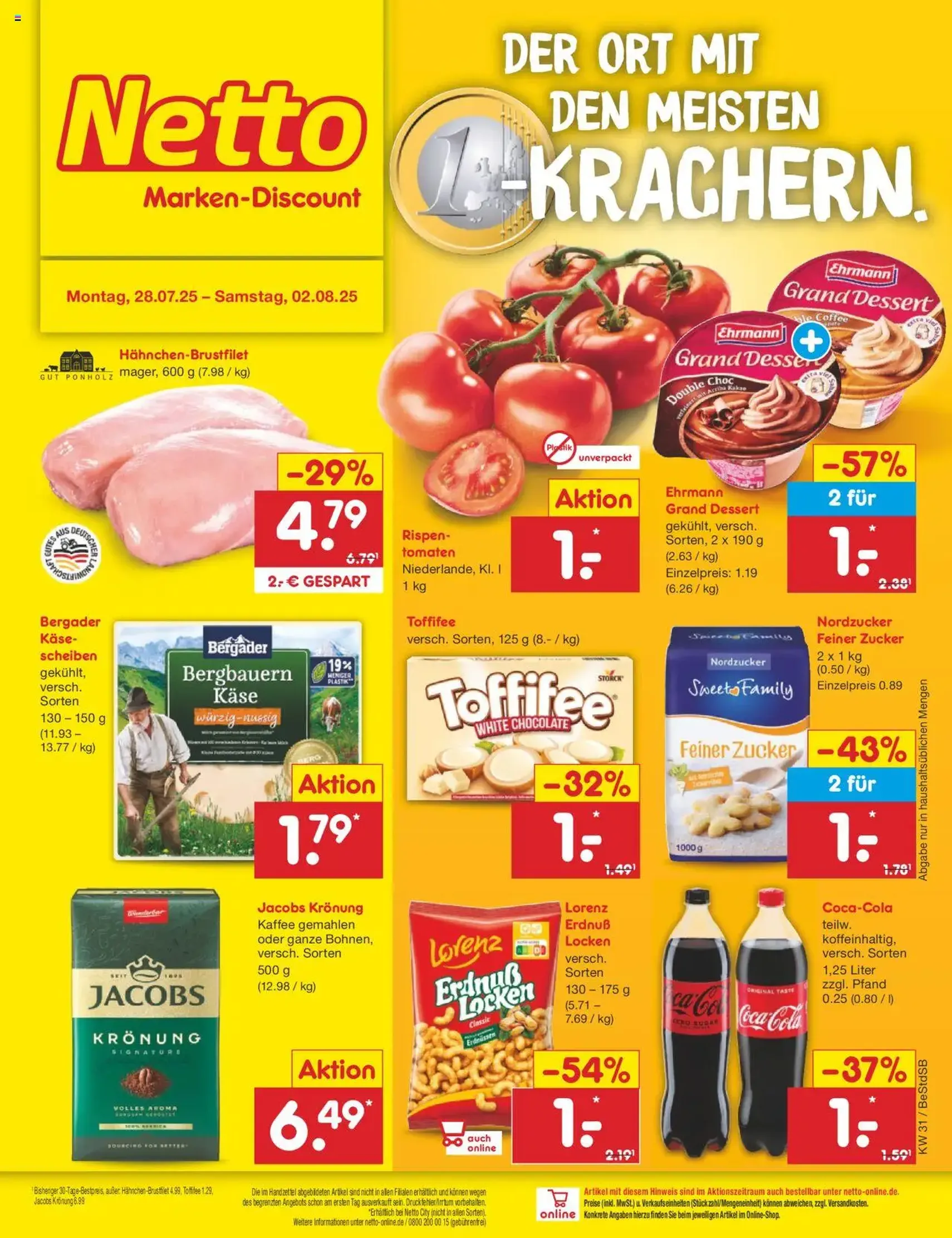 Netto Marken-Discount Prospekt - Gültiger Prospekt ab 28.07.2025, Seite 1 von insgesamt 65 Netto Marken-Discount Prospekt - Gültiger Prospekt ab 28.07.2025, Seite 1 von insgesamt 65