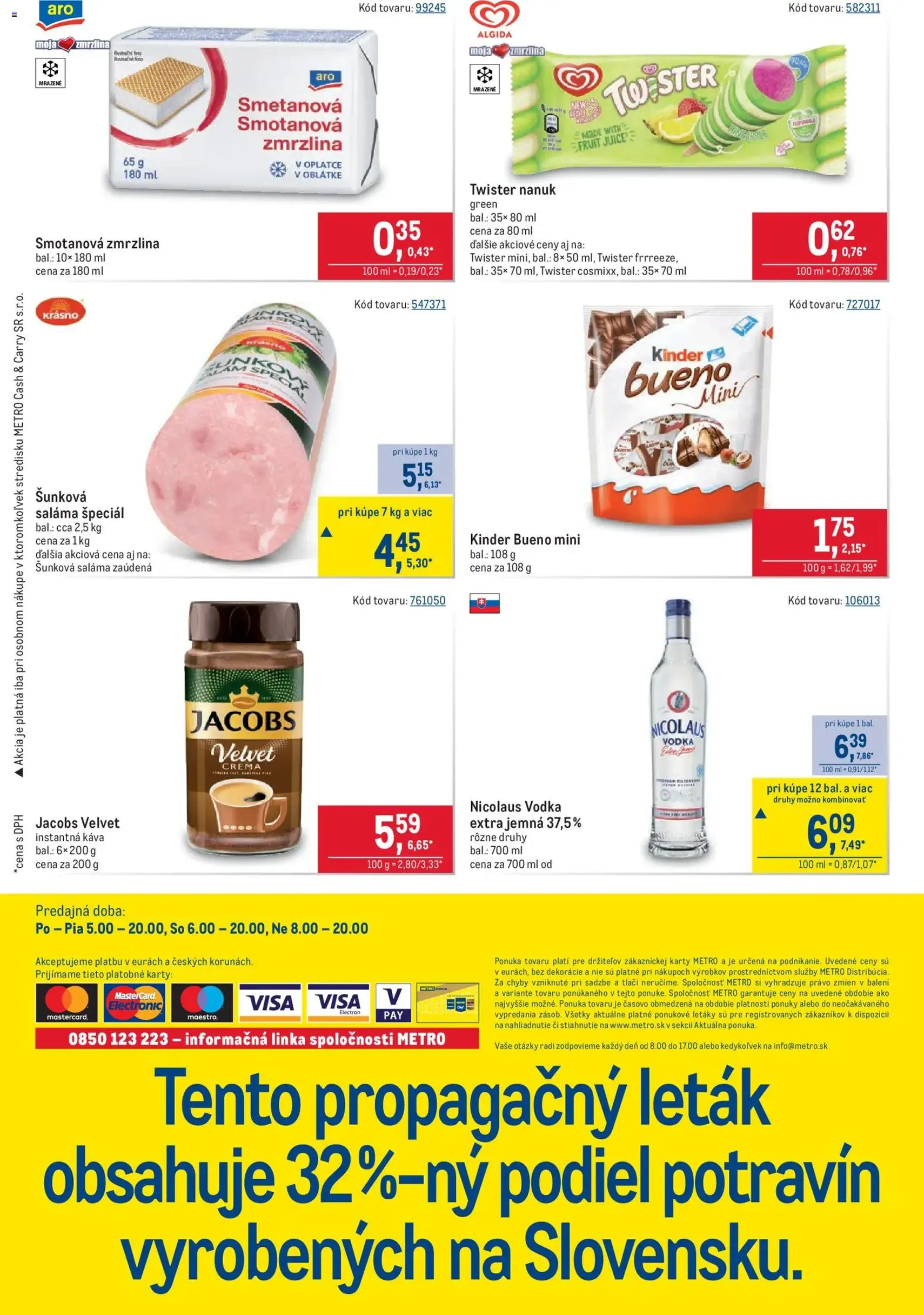 Metro leták - platný leták od 29.07.2026 strana 40 z 40