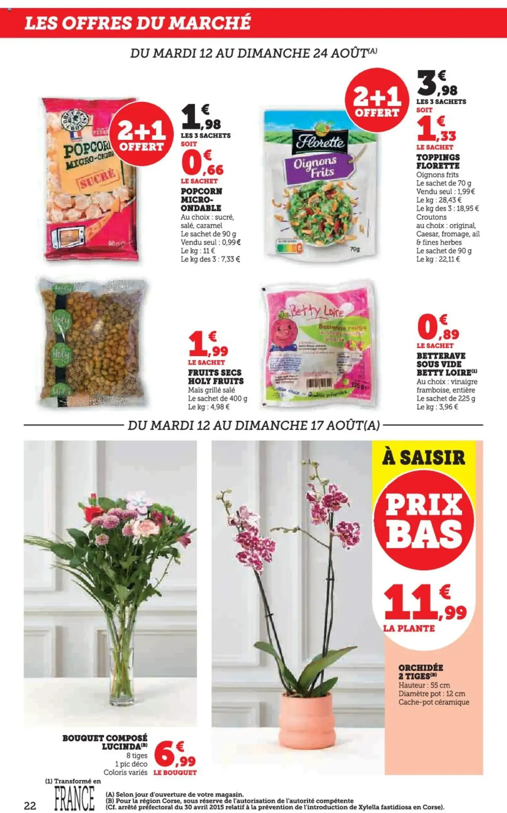 Super U catalogue - brochure valable à partir du 12/08/2025, page 22 sur 24 Super U catalogue - brochure valable à partir du 12/08/2025, page 22 sur 24