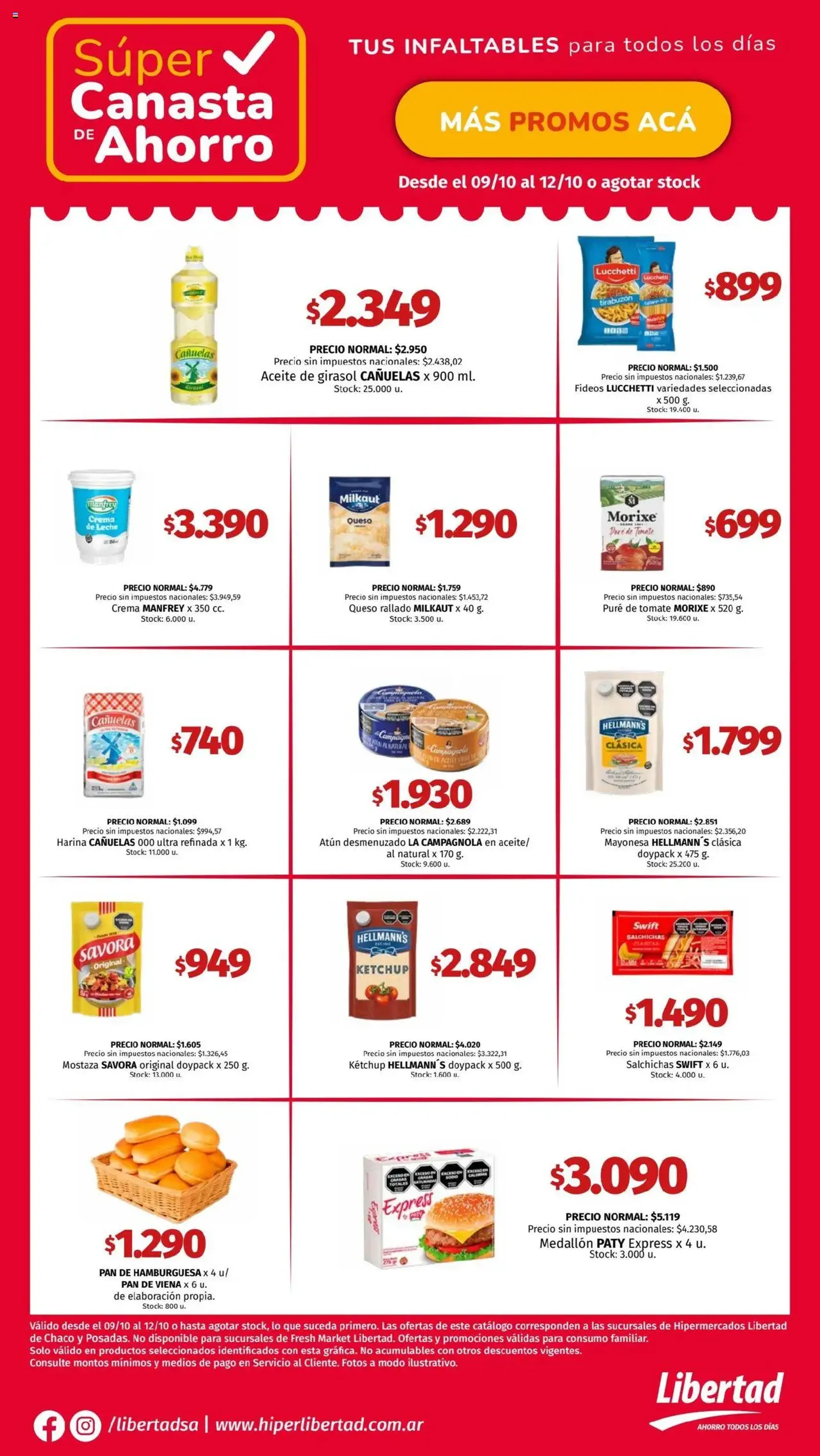 Hipermercado Libertad catálogo - folleto válido desde 09/10/2025 página 1 de 5