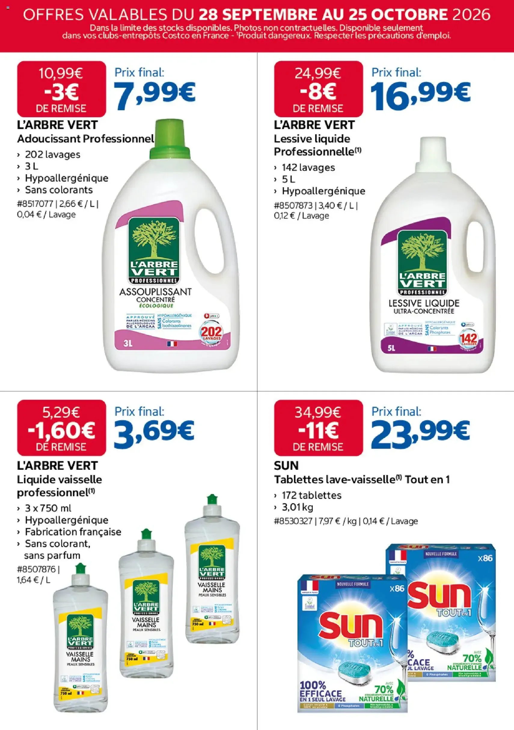 Costco catalogue - brochure valable à partir du 28/09/2026, page 7 sur 20