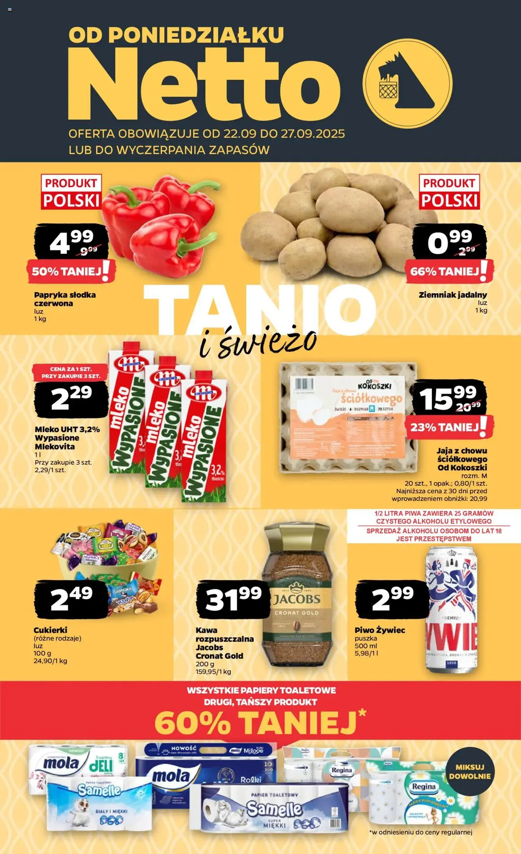 Netto gazetka - Spożywcza - ważny gazetka od 22.09.2025 strona 1 z 33 Netto gazetka - Spożywcza - ważny gazetka od 22.09.2025 strona 1 z 33