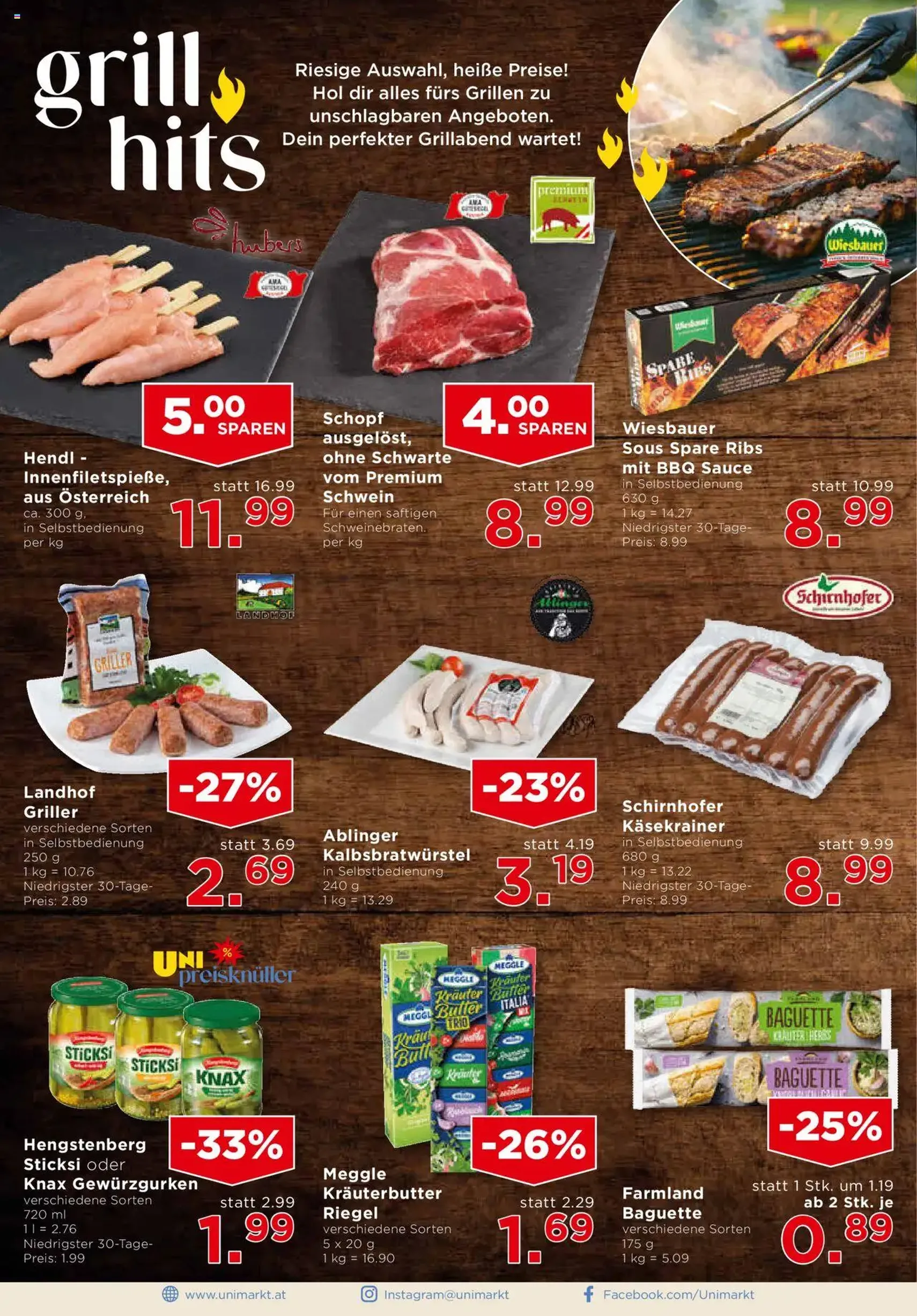 Unimarkt - Broschüre - Gültiger Prospekt ab 23.07.2025, Seite 4 von insgesamt 12