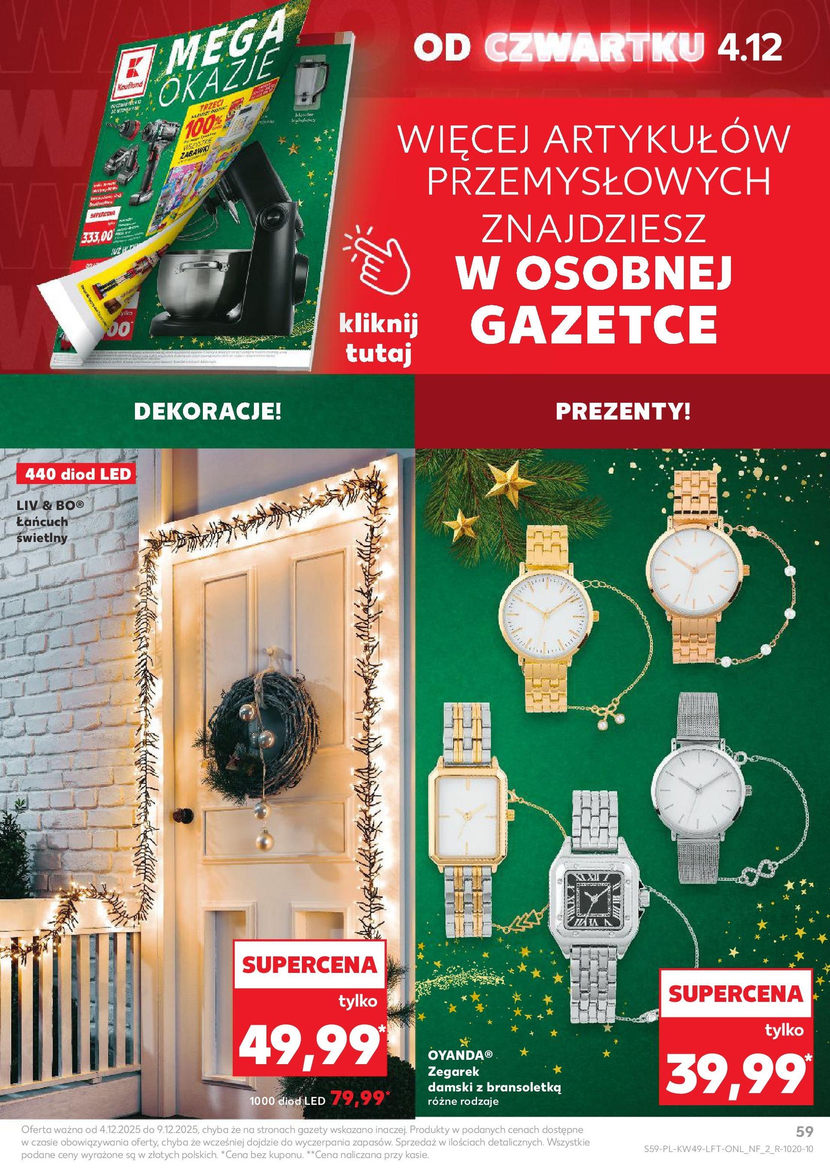Kaufland gazetka - ważny gazetka od 04.12.2025 strona 59 z 63