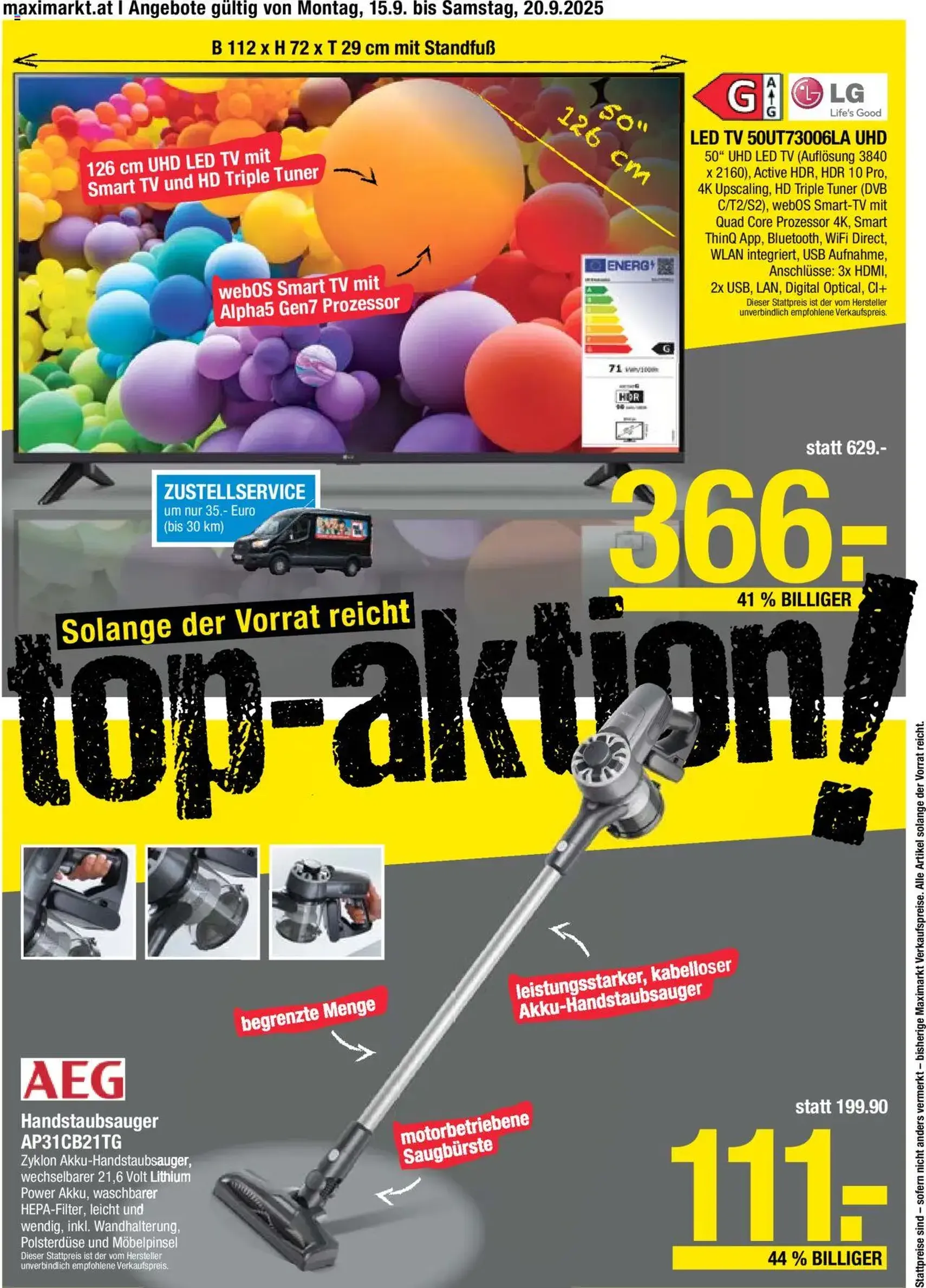 Maximarkt Flugblatt - Gültiger Prospekt ab 15.09.2025, Seite 23 von insgesamt 24