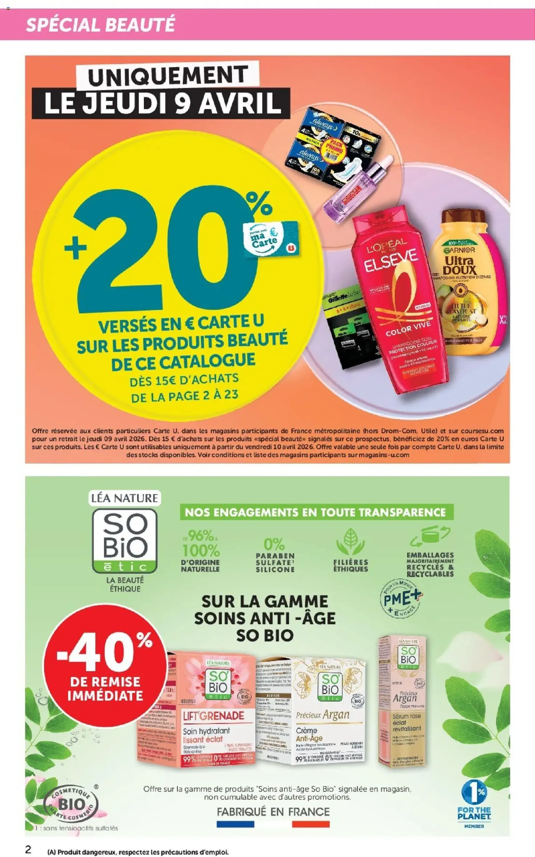 Super U catalogue - brochure valable à partir du 08/04/2026, page 2 sur 48