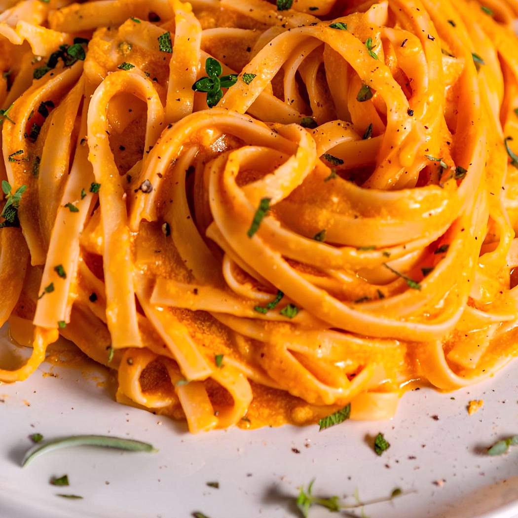 Cestoviny v tekvicovo-parmezánovej omáčke