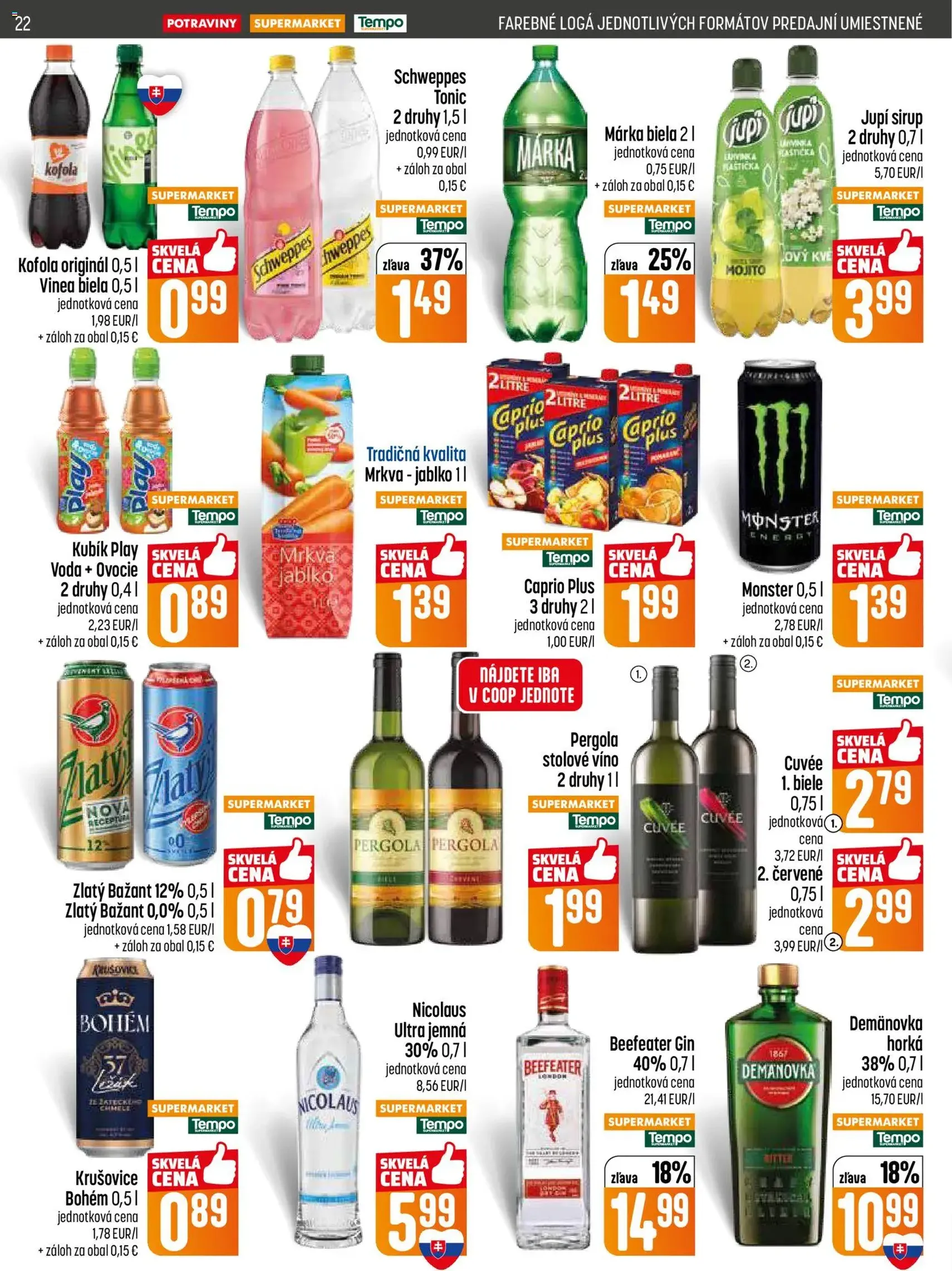 COOP Jednota leták - platný leták od 12.02.2026 strana 22 z 28