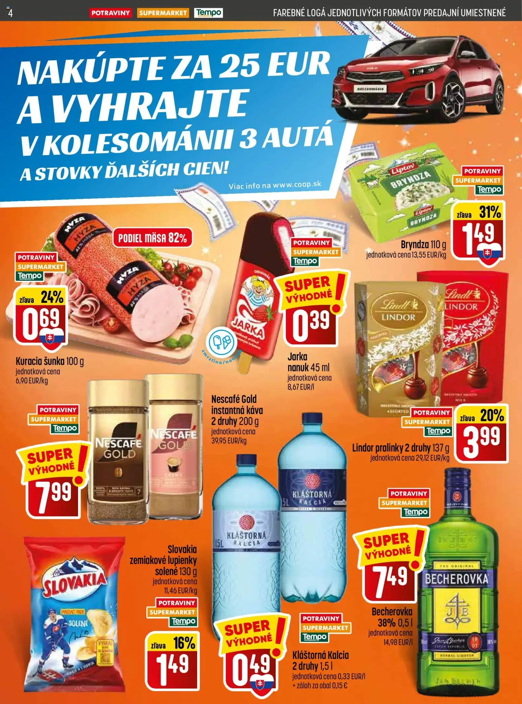 COOP Jednota leták - platný leták od 21.05.2026 strana 4 z 28