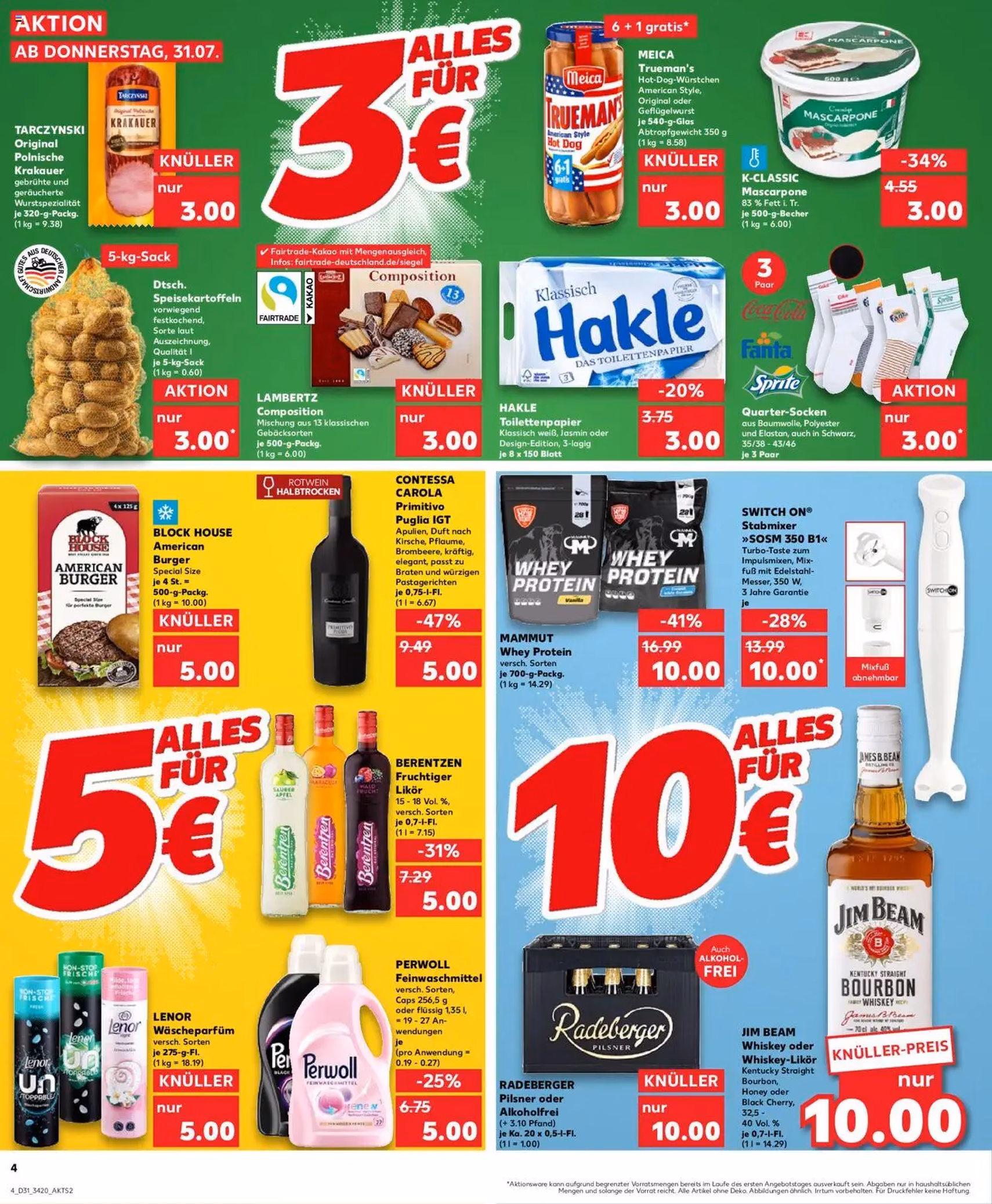 Kaufland Prospekt - Gültiger Prospekt ab 31.07.2025, Seite 4 von insgesamt 36