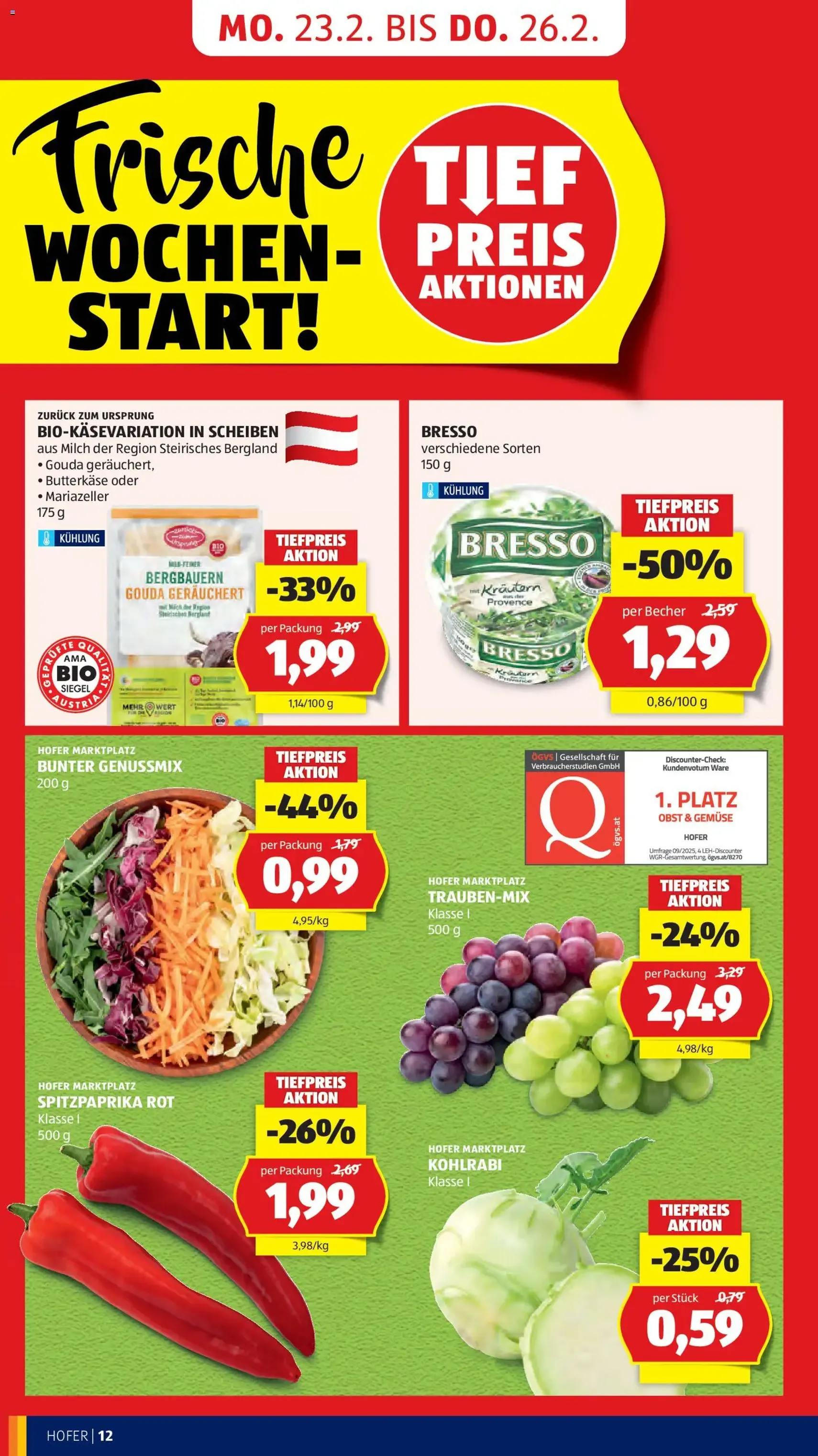 Hofer Flugblatt - Gültiger Prospekt ab 20.02.2026, Seite 14 von insgesamt 37
