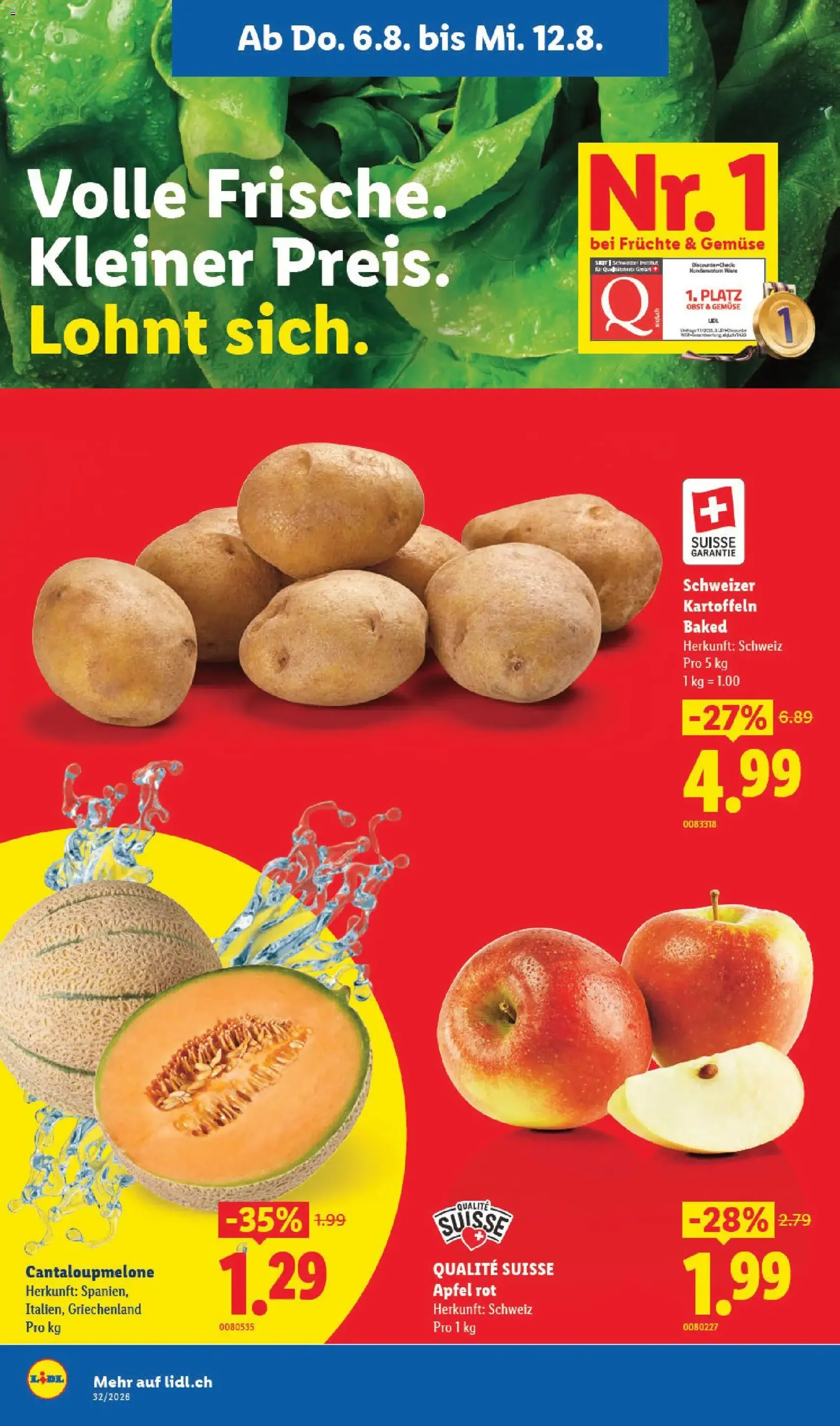 Lidl aktionen - Gültiger Prospekt ab 06.08.2026, Seite 4 von insgesamt 32