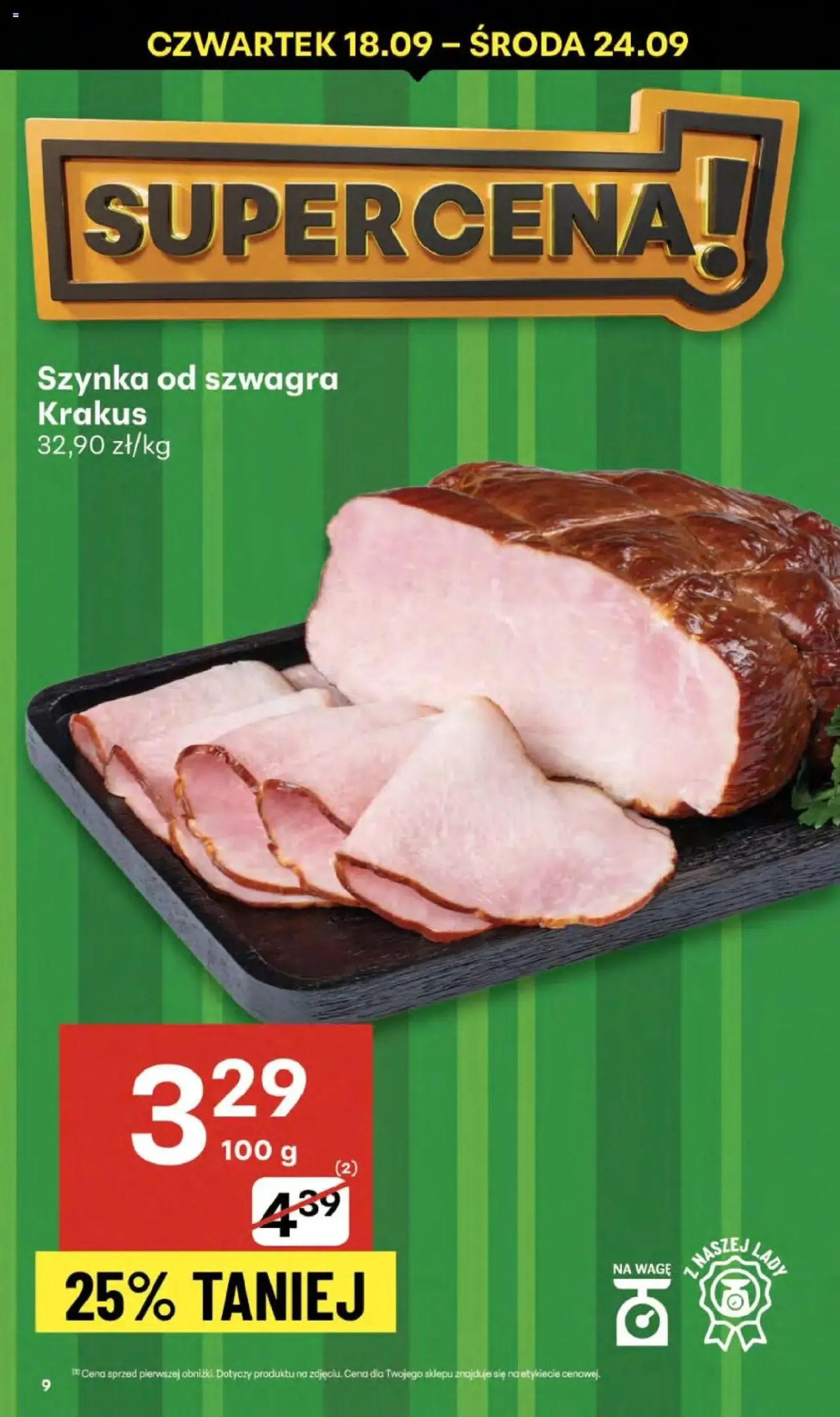 Delikatesy Centrum Gazetka - ważny gazetka od 18.09.2025 strona 9 z 52