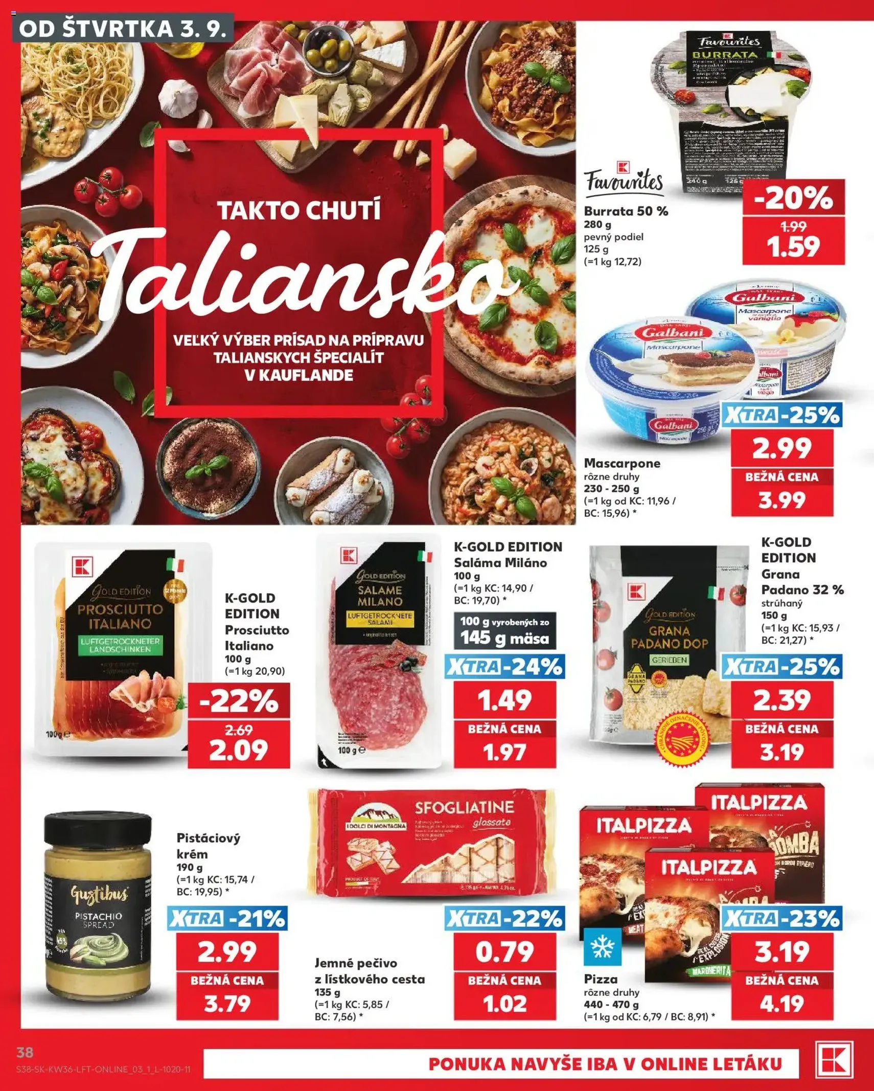 Kaufland leták - platný leták od 03.09.2026 strana 38 z 80