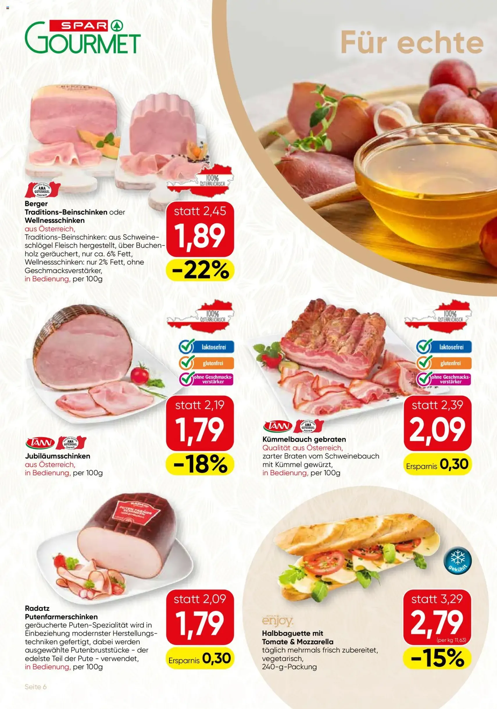 SPAR Gourmet Flugblatt - Gültiger Prospekt ab 02.01.2026, Seite 6 von insgesamt 12