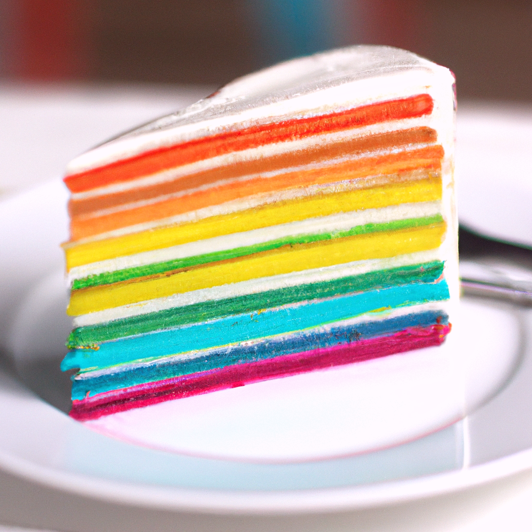Torta arcobaleno