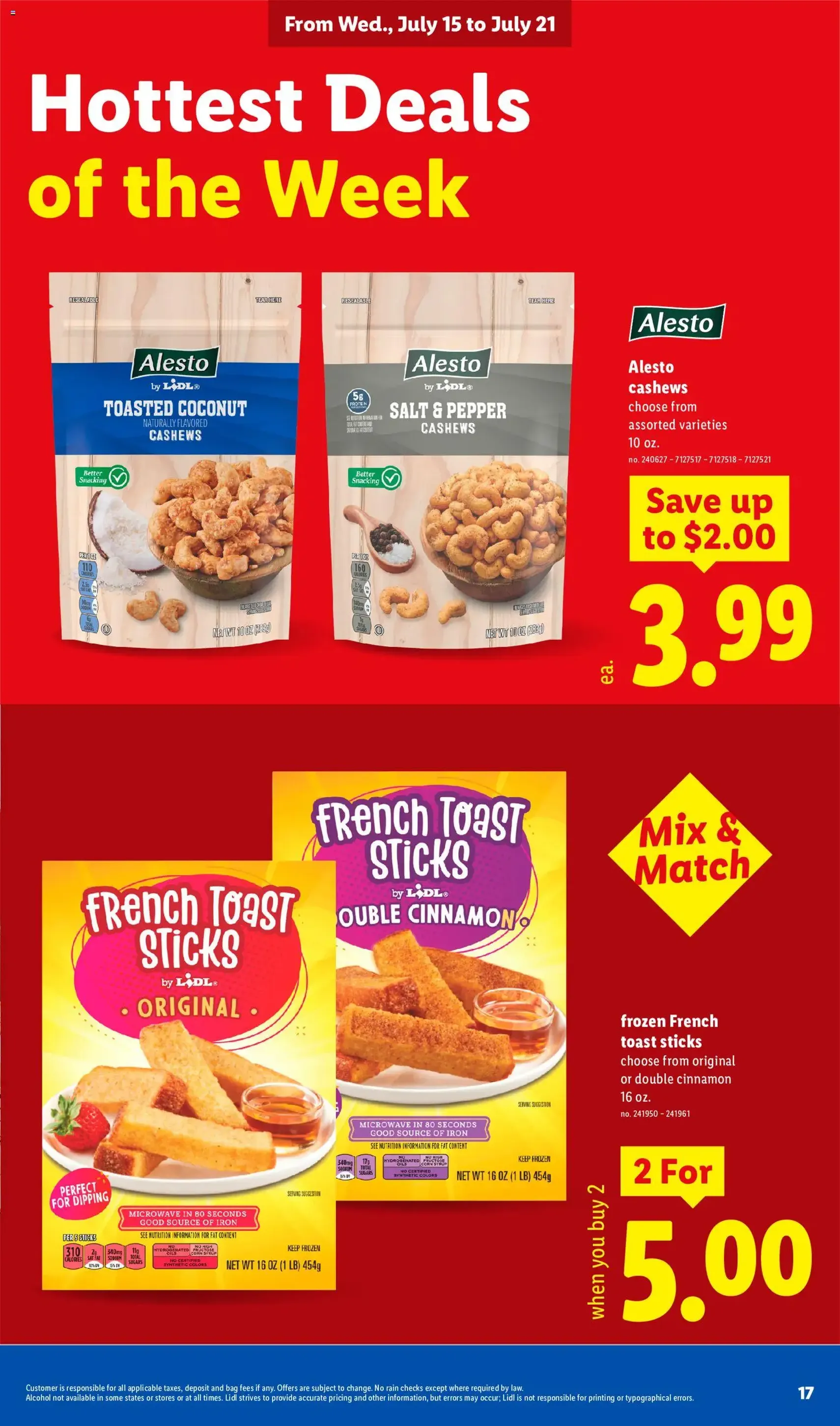 Lidl Weekly Ad - valid flyer from 07/15/2026, page 17 of 42