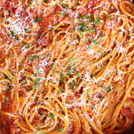 Anteprima ricetta Spaghetti al pomodoro