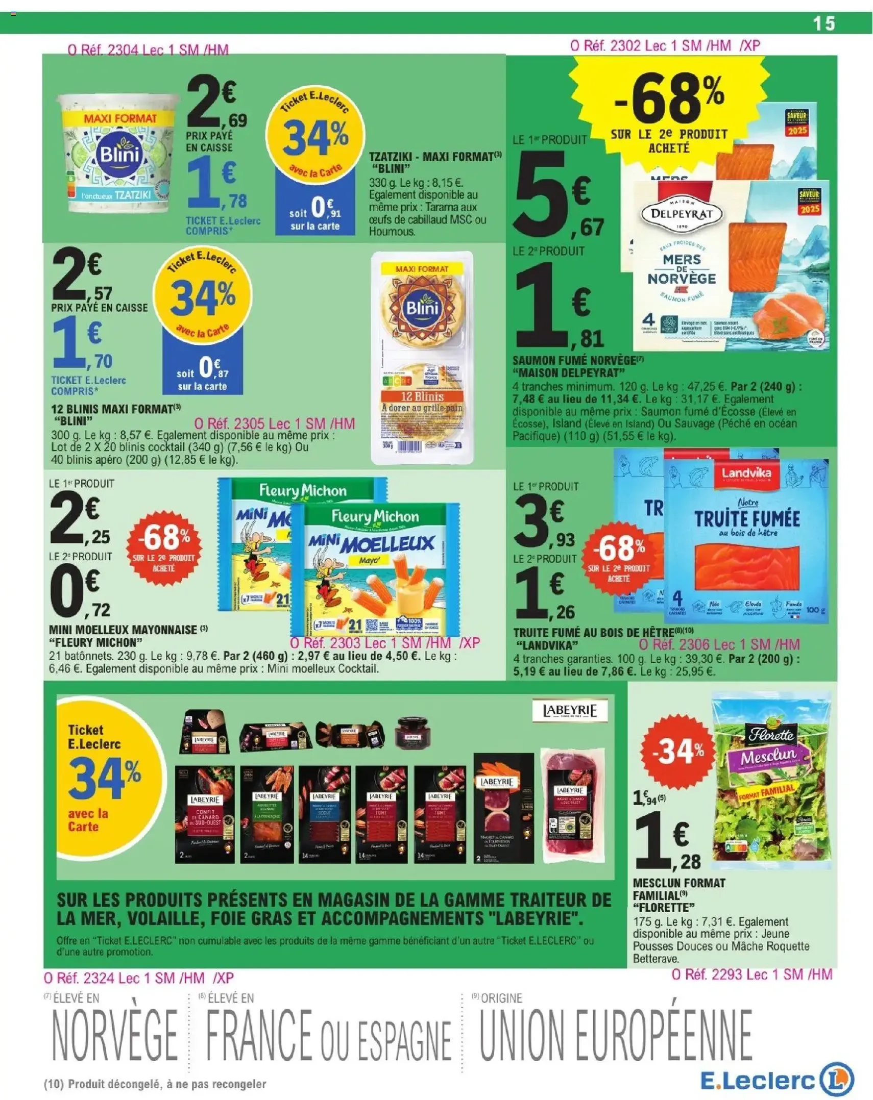 E.Leclerc catalogue de la semaine 13 - brochure valable à partir du 24/03/2026, page 15 sur 63