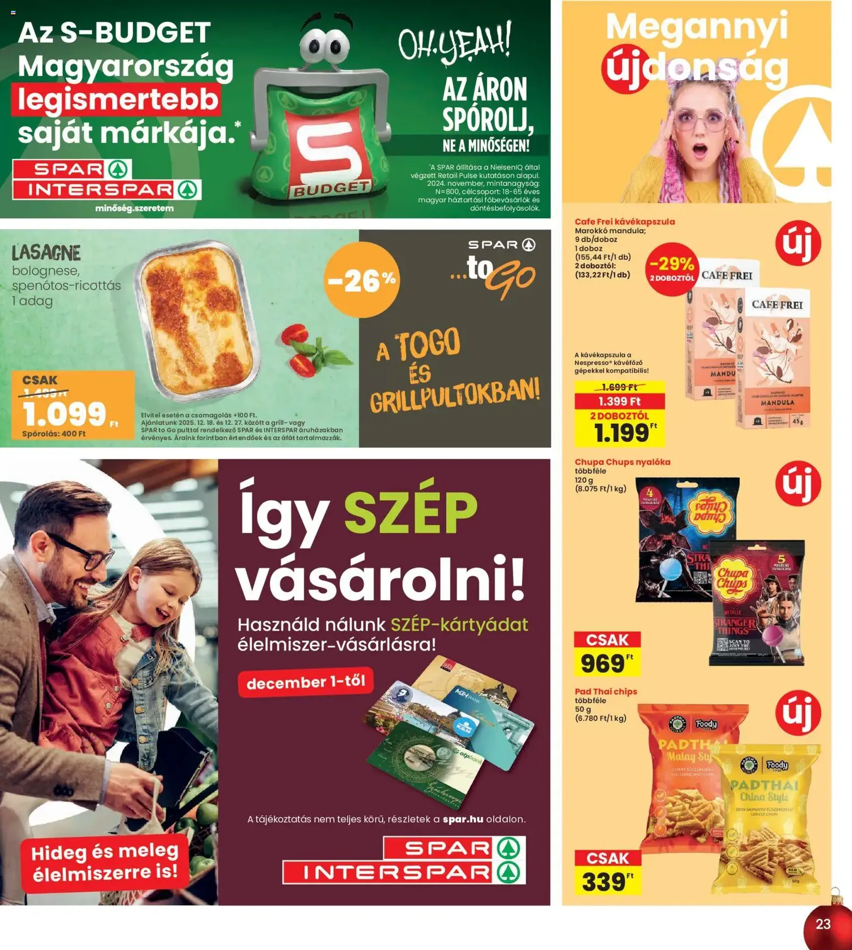 Interspar Akciós újság - 2025.12.18. érvényes szórólap 23 oldal 24 oldalból