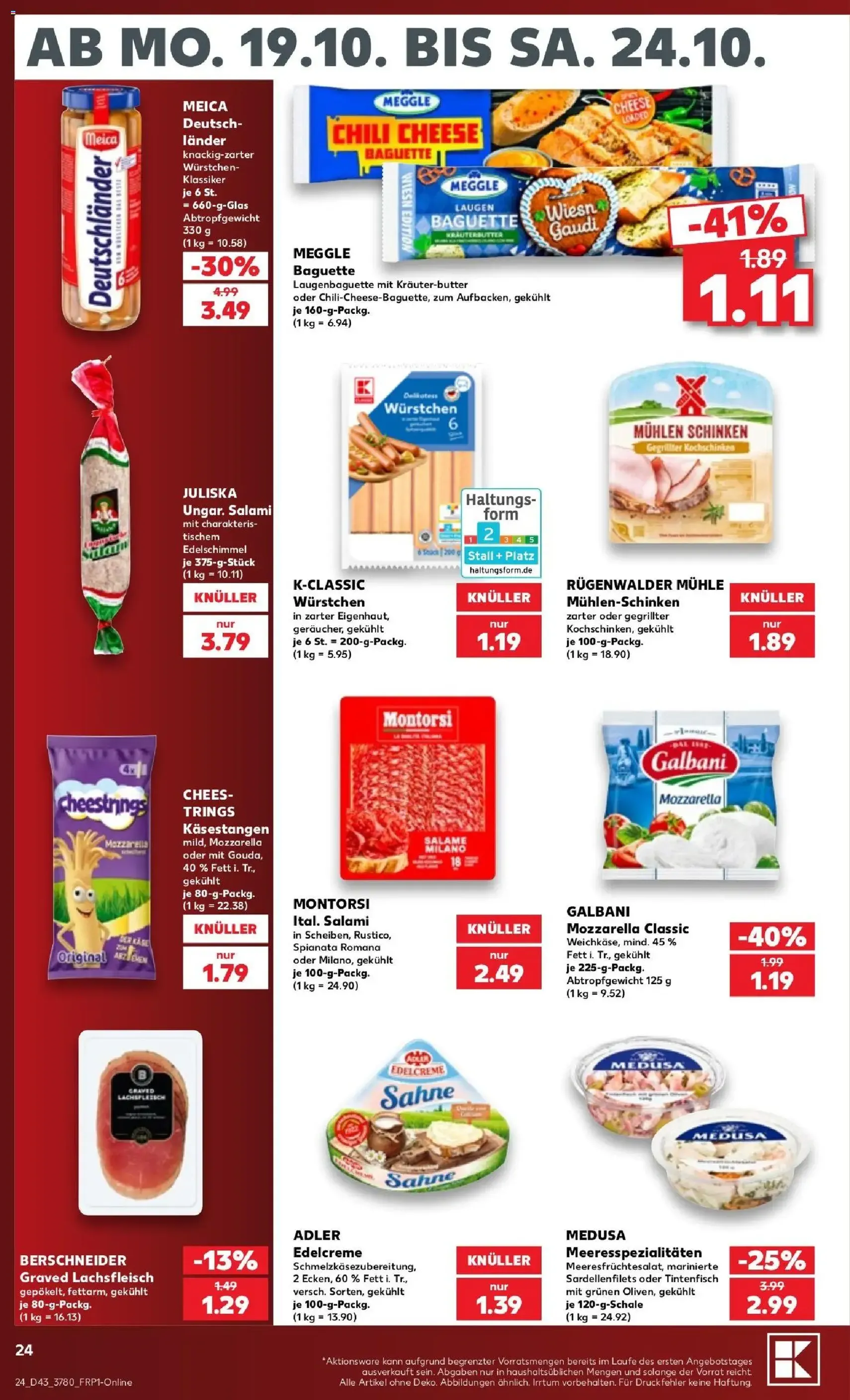 Kaufland Prospekt - Gültiger Prospekt ab 19.10.2026, Seite 24 von insgesamt 68