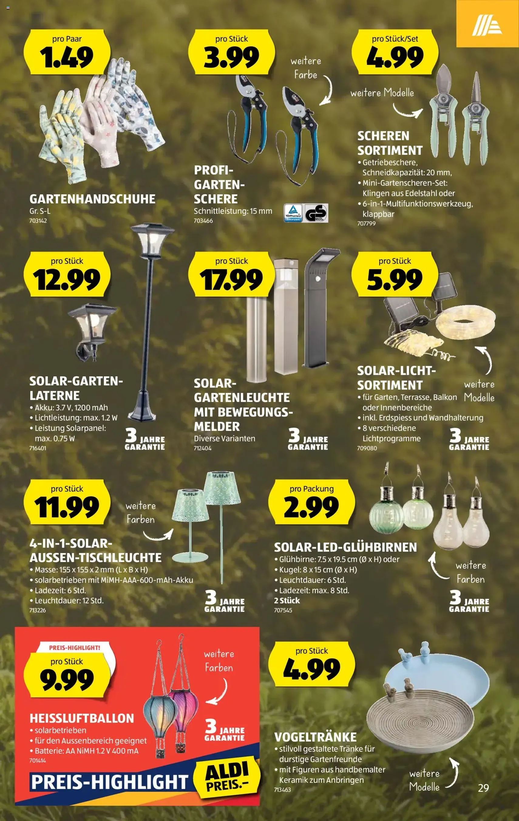 Aldi aktionen - Gültiger Prospekt ab 21.05.2026, Seite 29 von insgesamt 39