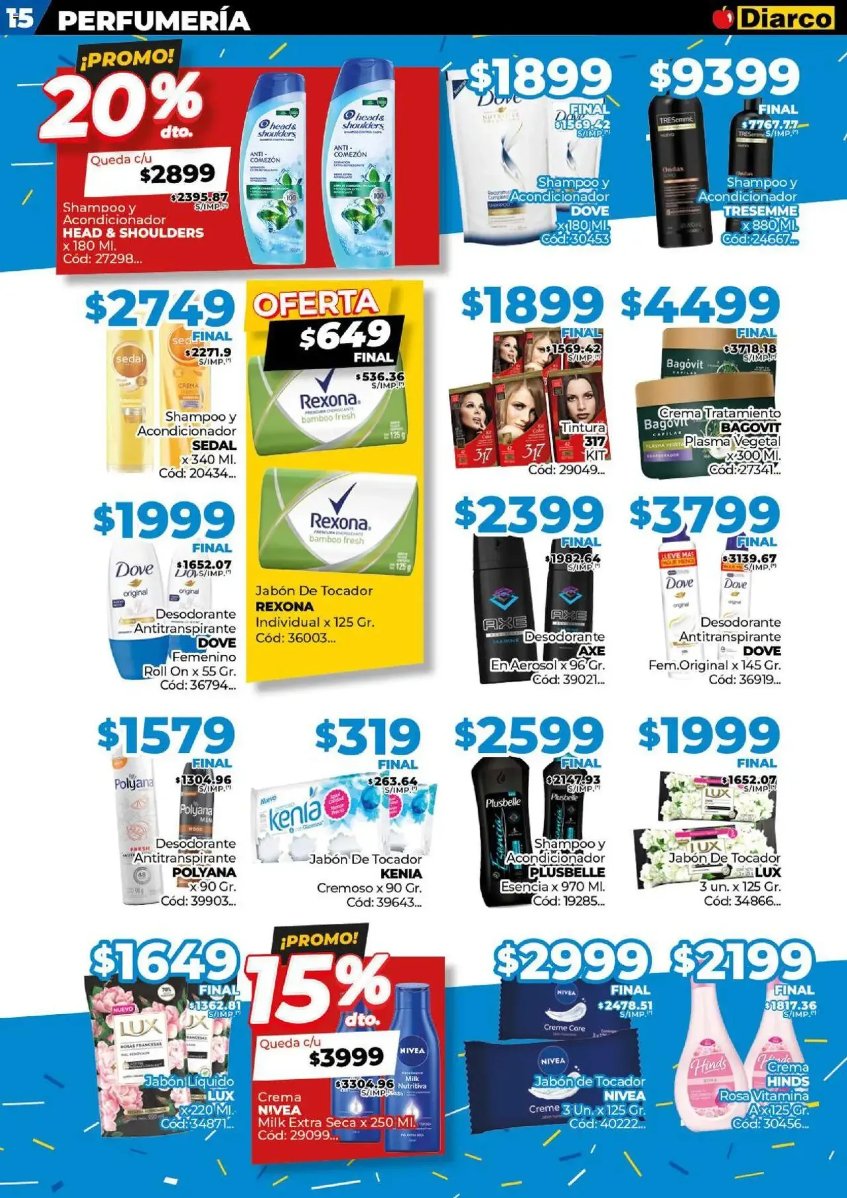 Diarco ofertas - folleto válido desde 11/08/2025 página 15 de 23 Diarco ofertas - folleto válido desde 11/08/2025 página 15 de 23