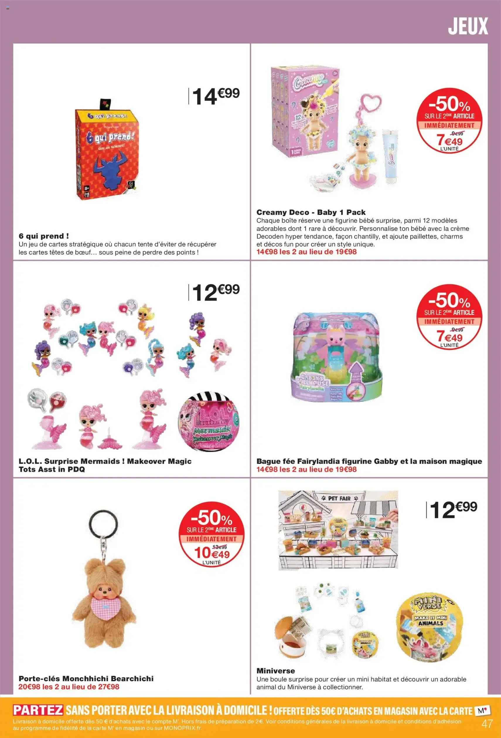 Monoprix catalogue - brochure valable à partir du 08/04/2026, page 47 sur 50