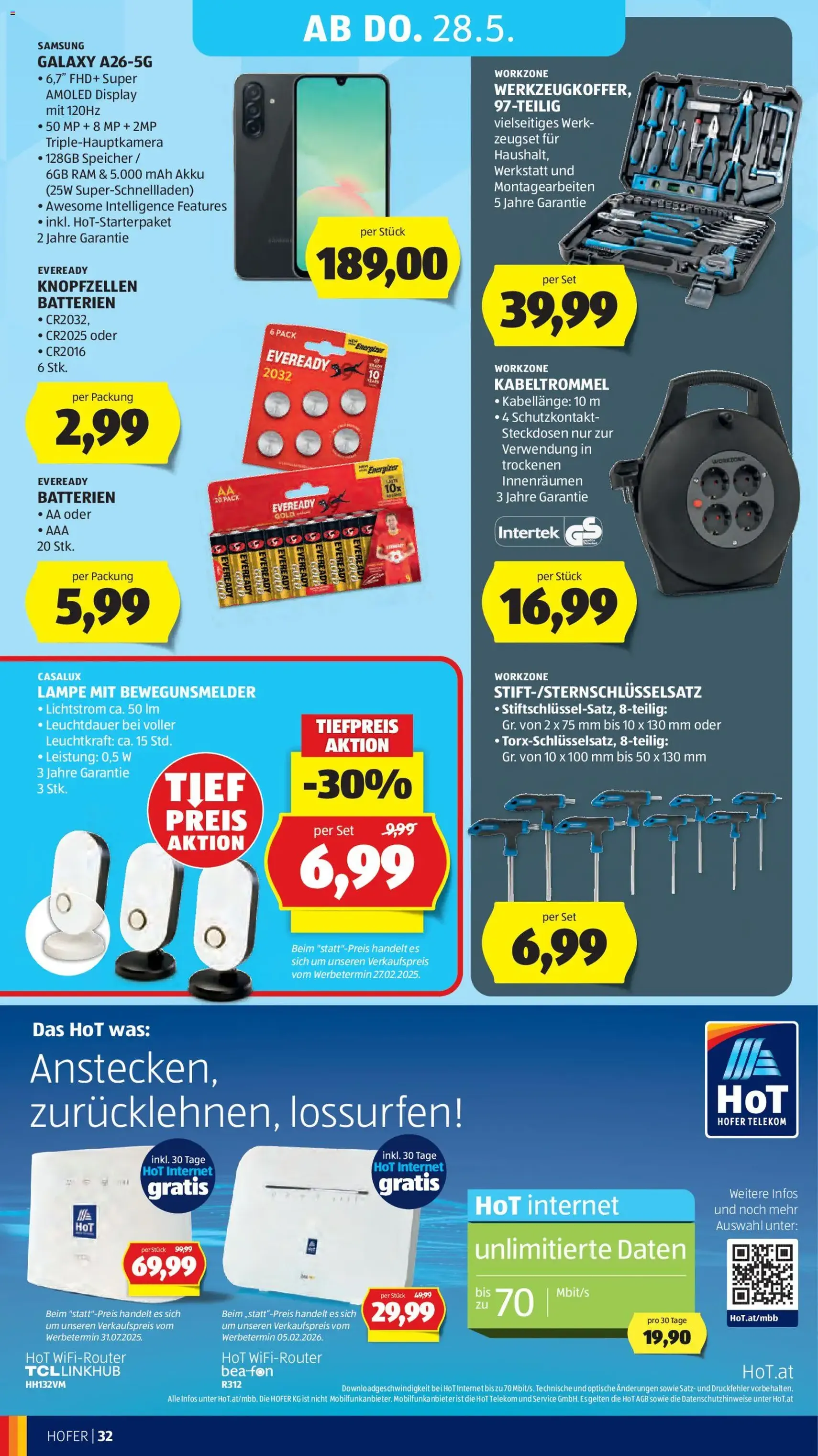 Hofer Flugblatt - Gültiger Prospekt ab 22.05.2026, Seite 38 von insgesamt 46