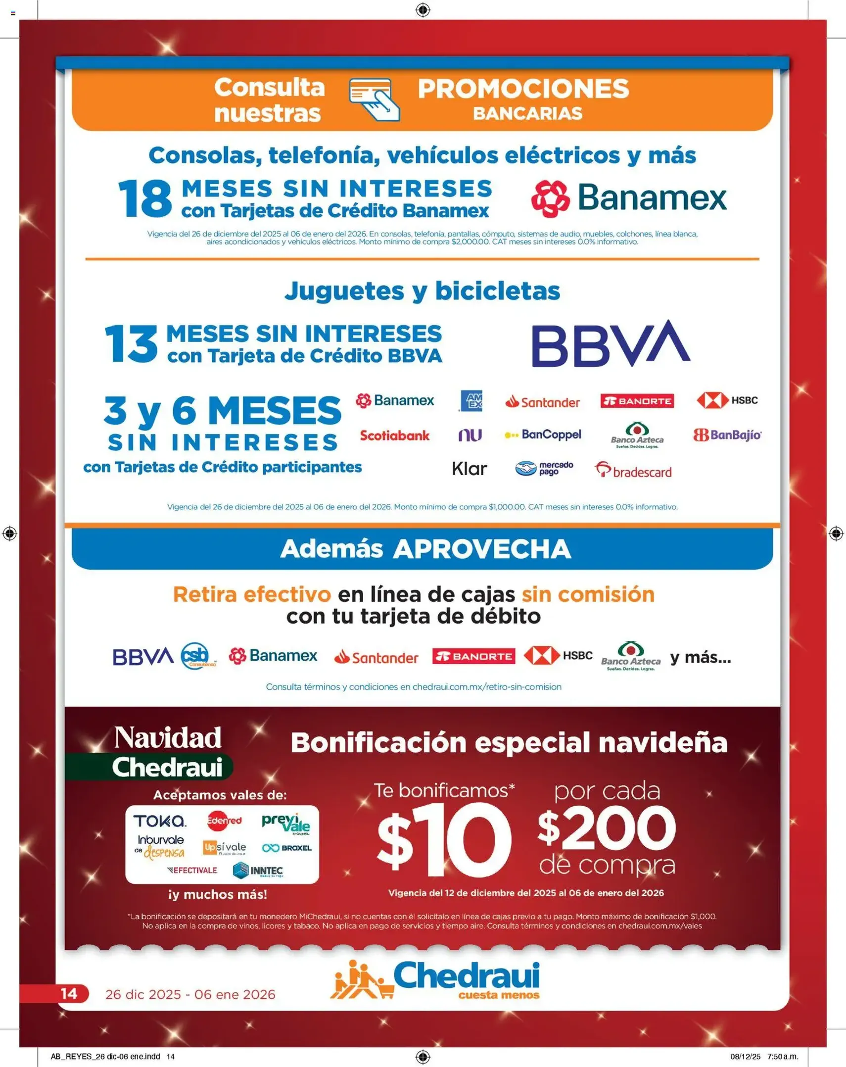 Chedraui folleto - folleto válido desde 26/12/2025 página 14 de 16