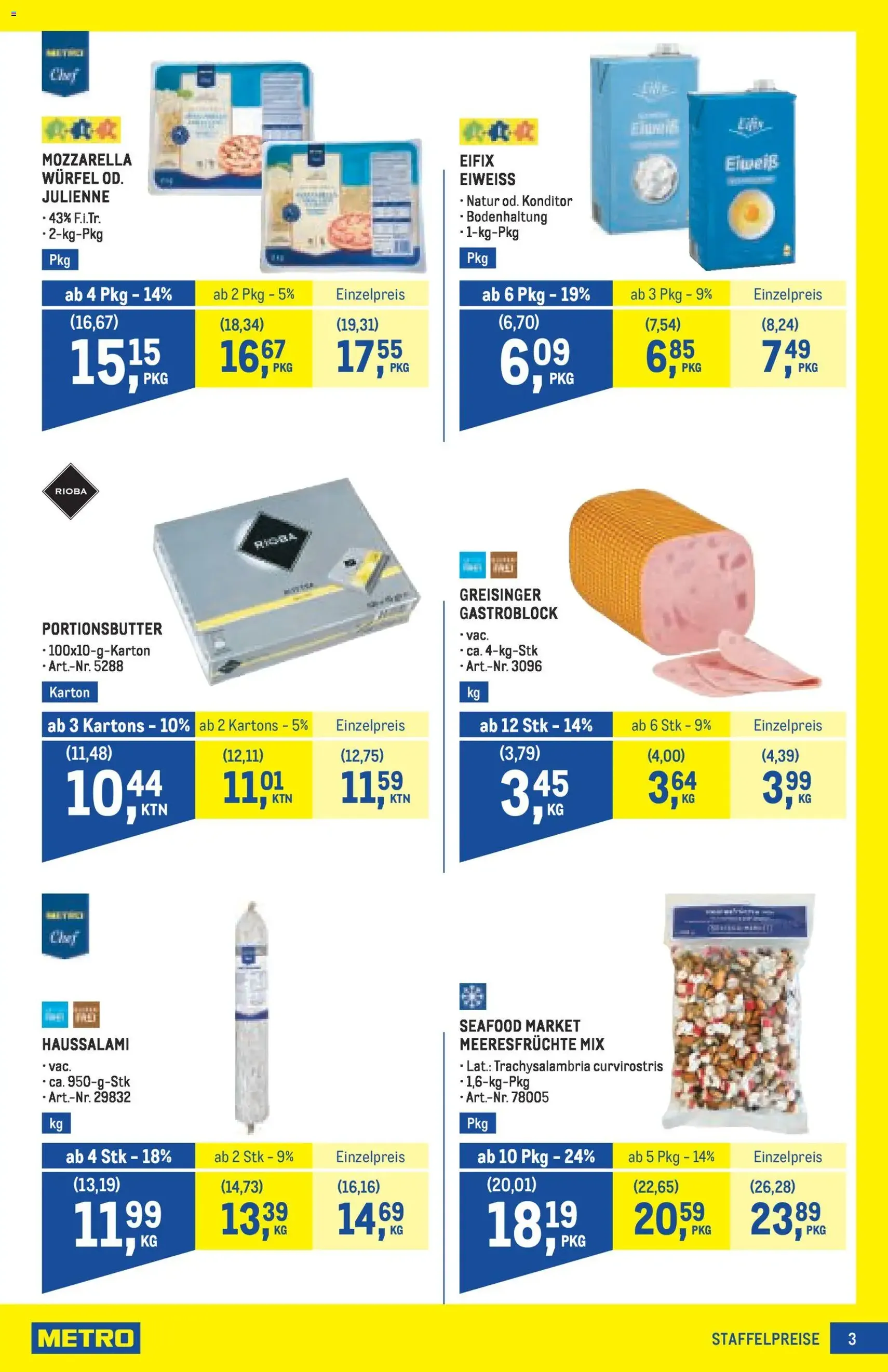 Metro angebote Profi - Gültiger Prospekt ab 16.04.2026, Seite 3 von insgesamt 64