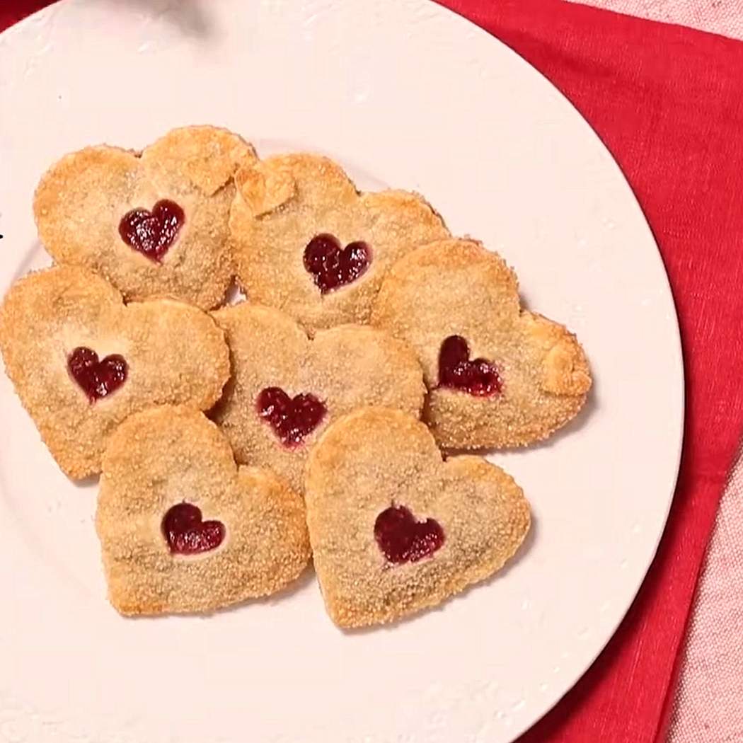Crostata a forma di cuore