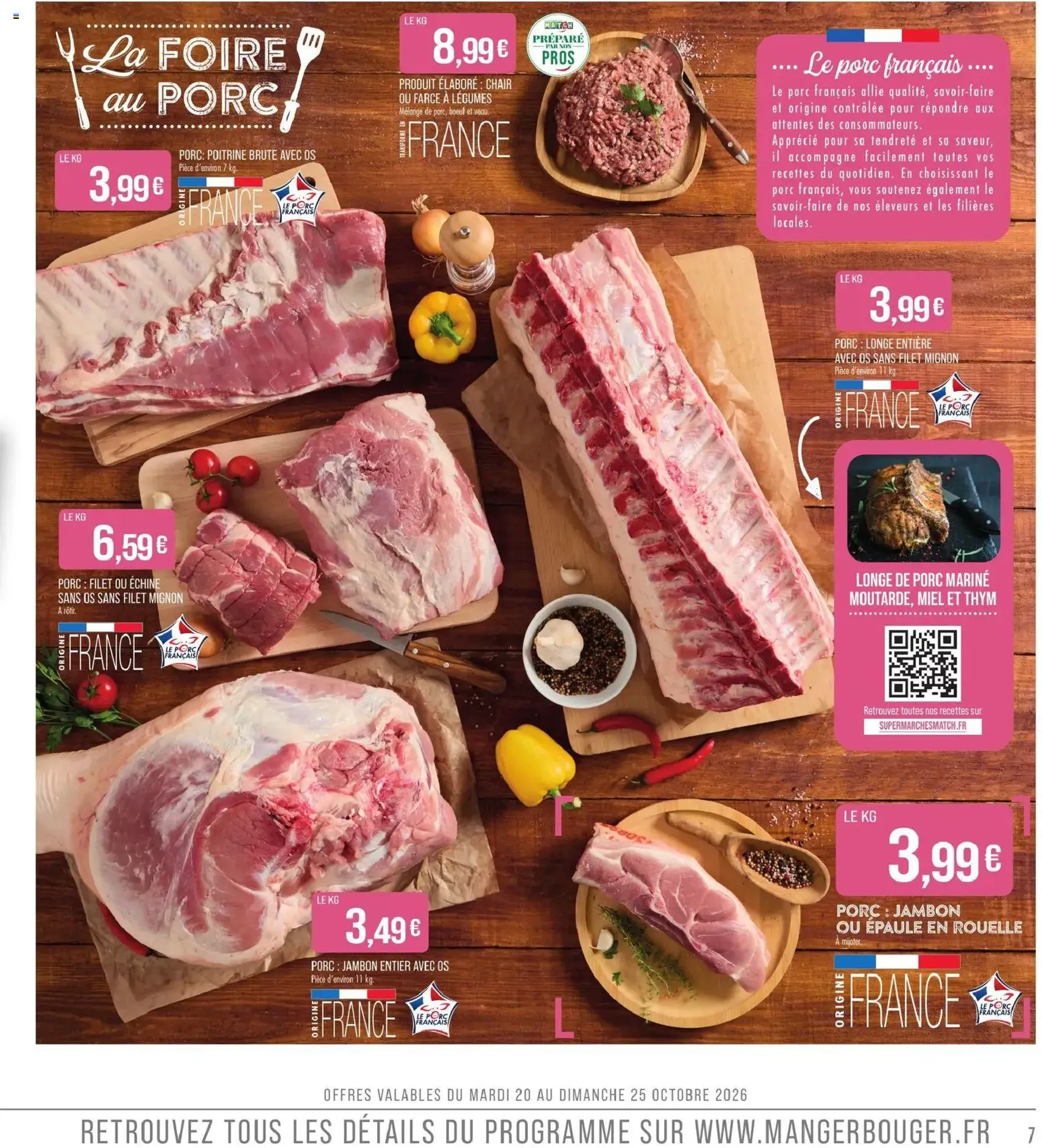 Match Supermarché catalogue - brochure valable à partir du 20/10/2026, page 7 sur 24