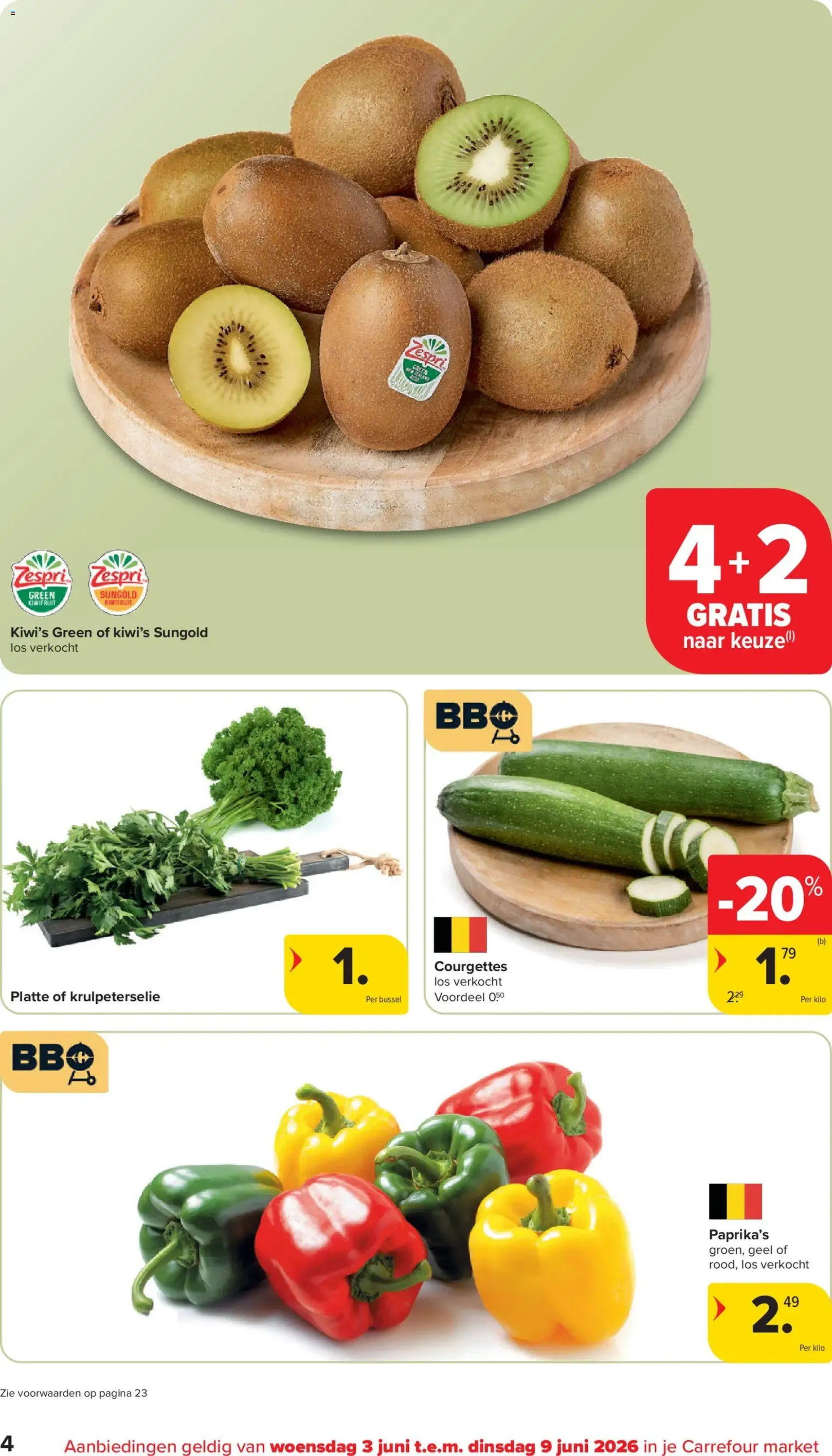 Carrefour market folder week 23 - geldige folder vanaf 03/06/2026 pagina 4 van 24
