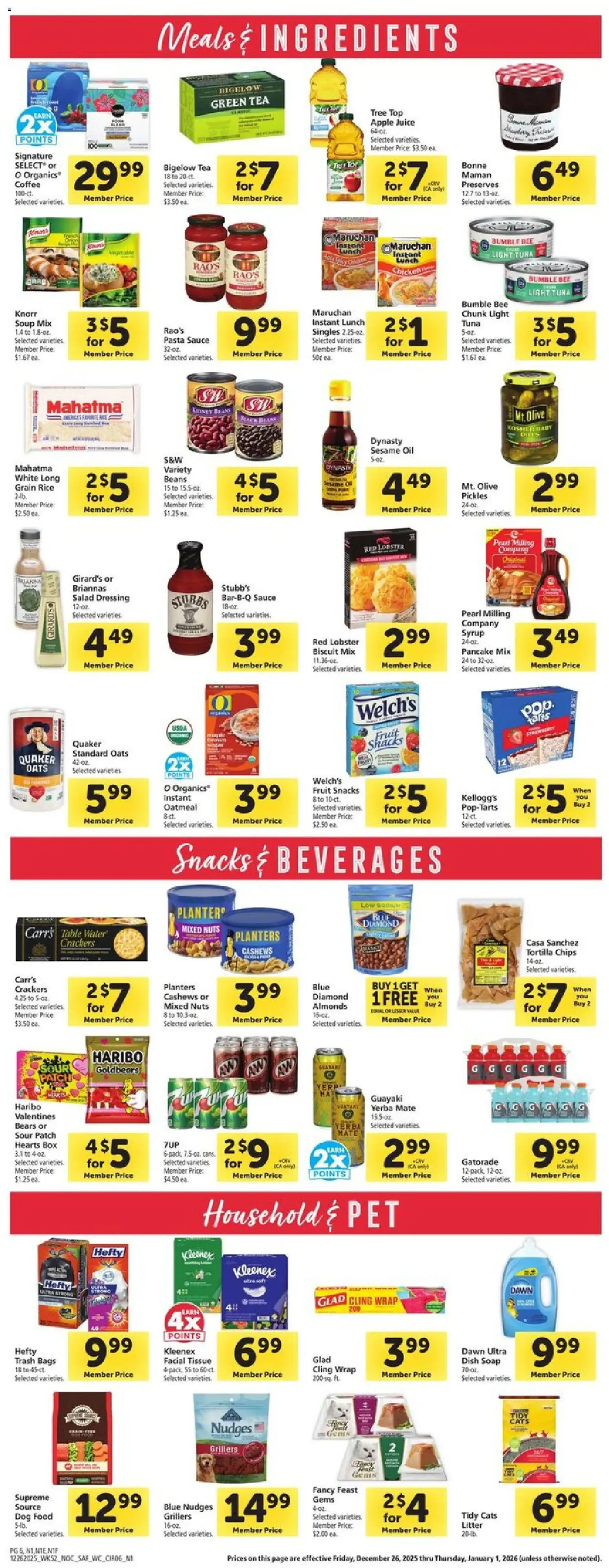 Safeway Weekly Ad - valid flyer from 12/26/2025, page 6 of 9