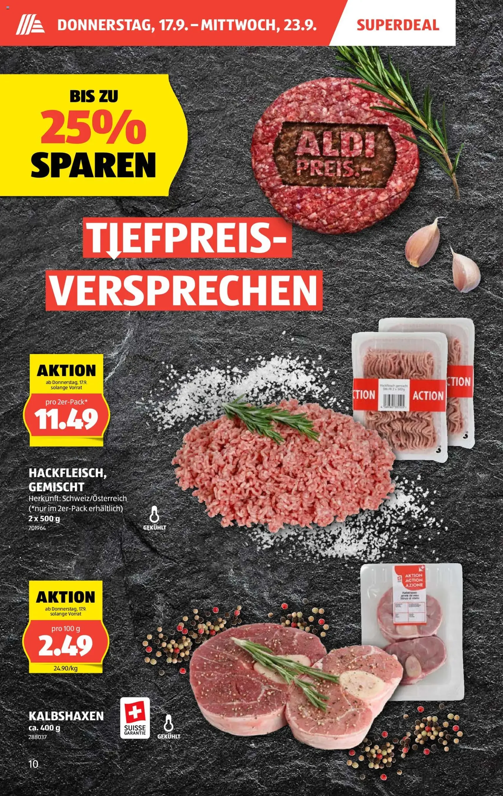 Aldi aktionen - Gültiger Prospekt ab 17.09.2026, Seite 10 von insgesamt 36