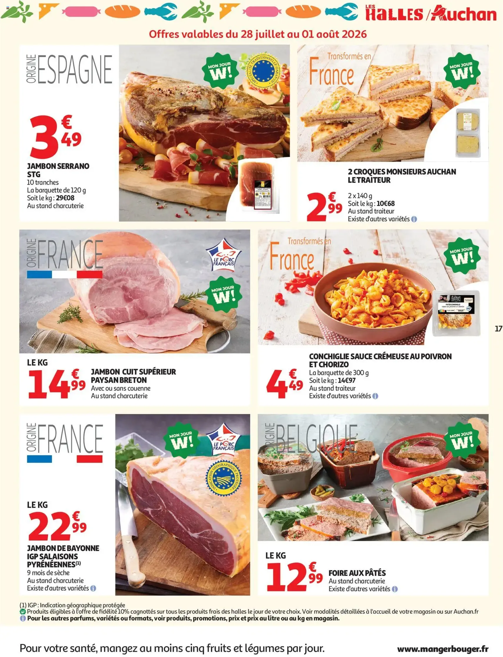 Auchan folder / publicité - geldige folder vanaf 28/07/2026 pagina 17 van 54