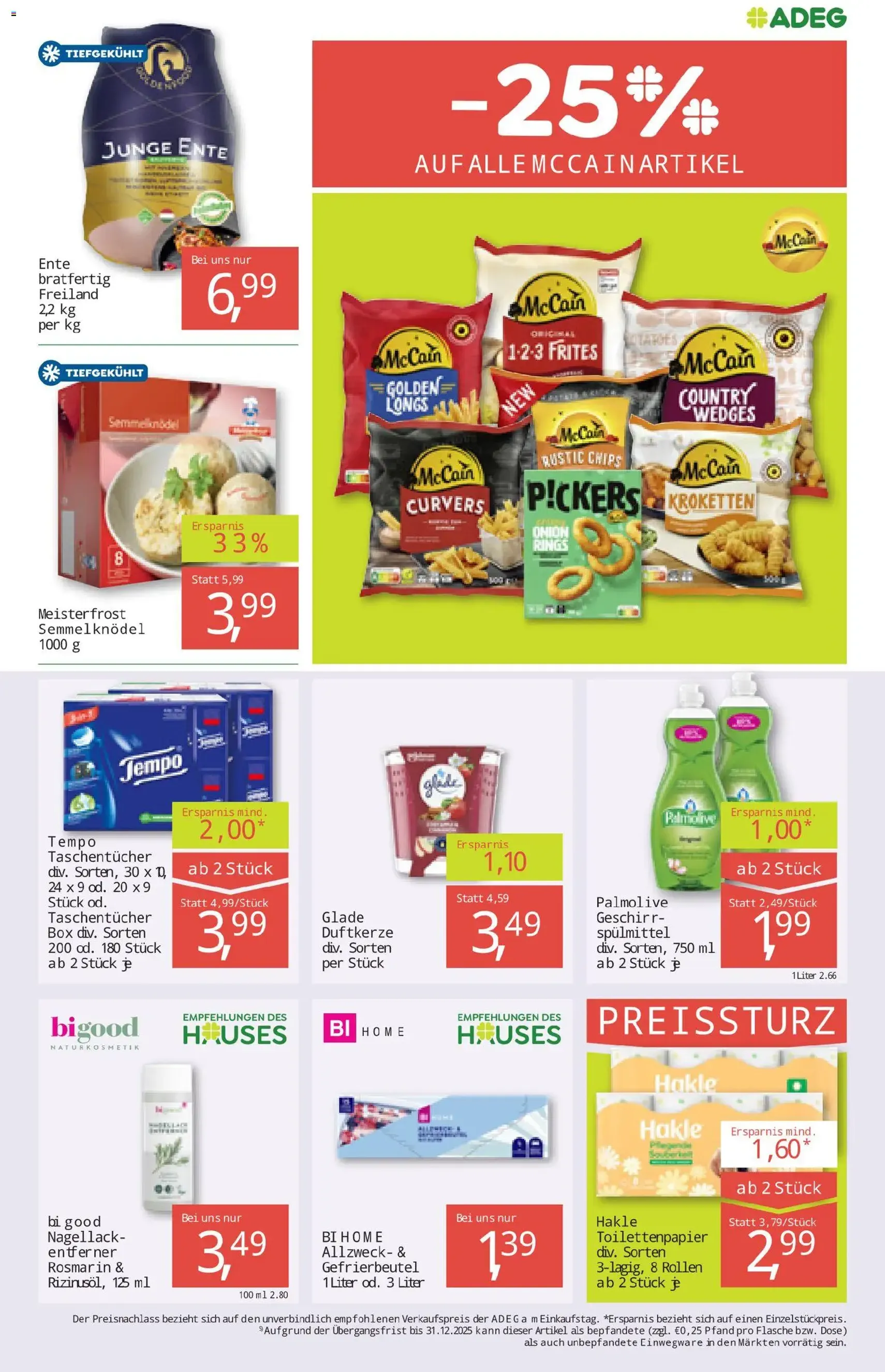 ADEG Flugblatt - Gültiger Prospekt ab 06.11.2025, Seite 11 von insgesamt 12