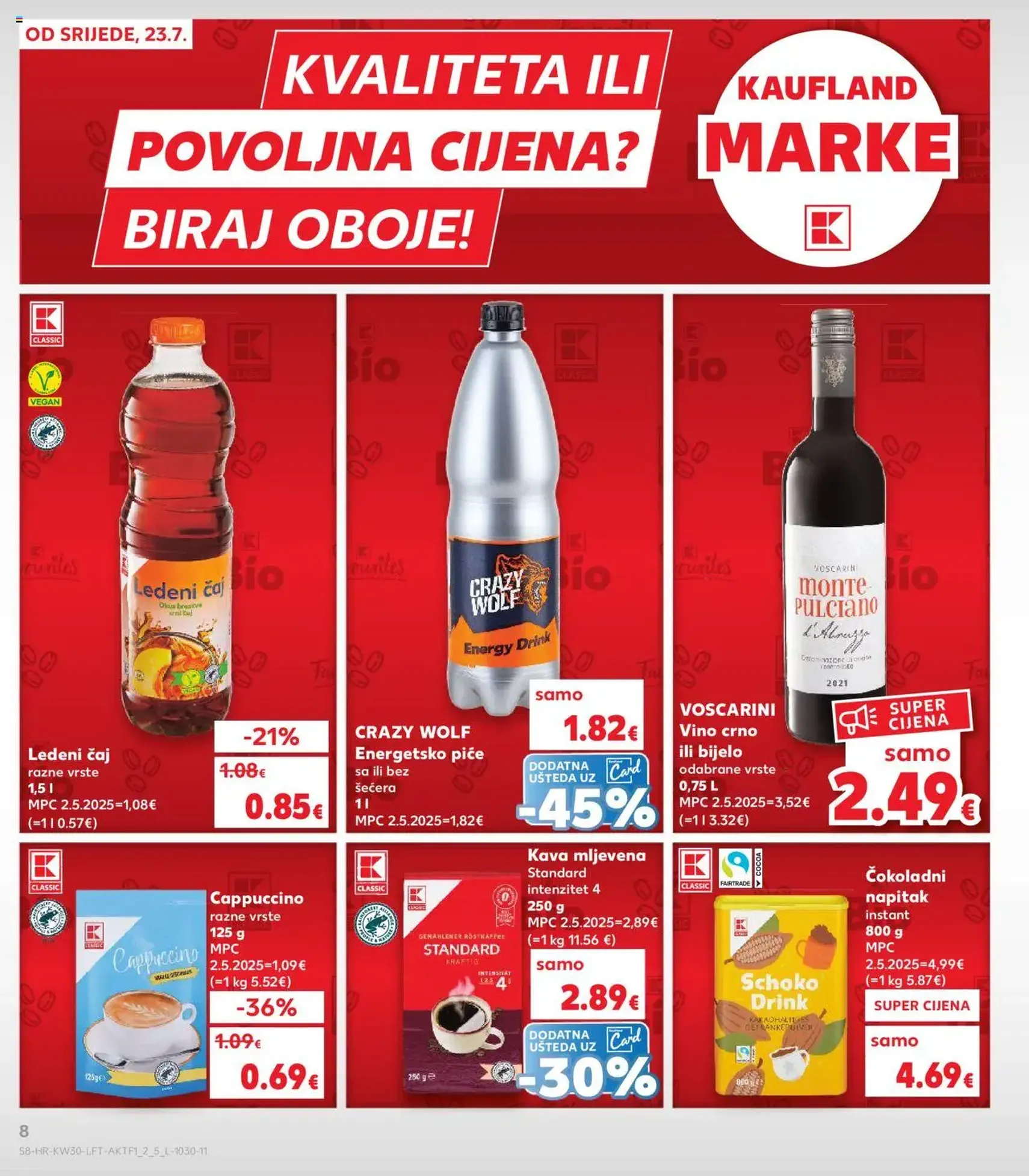 Kaufland HR - Split-Ravne njive - 2025.07.23. érvényes szórólap 8 oldal 32 oldalból