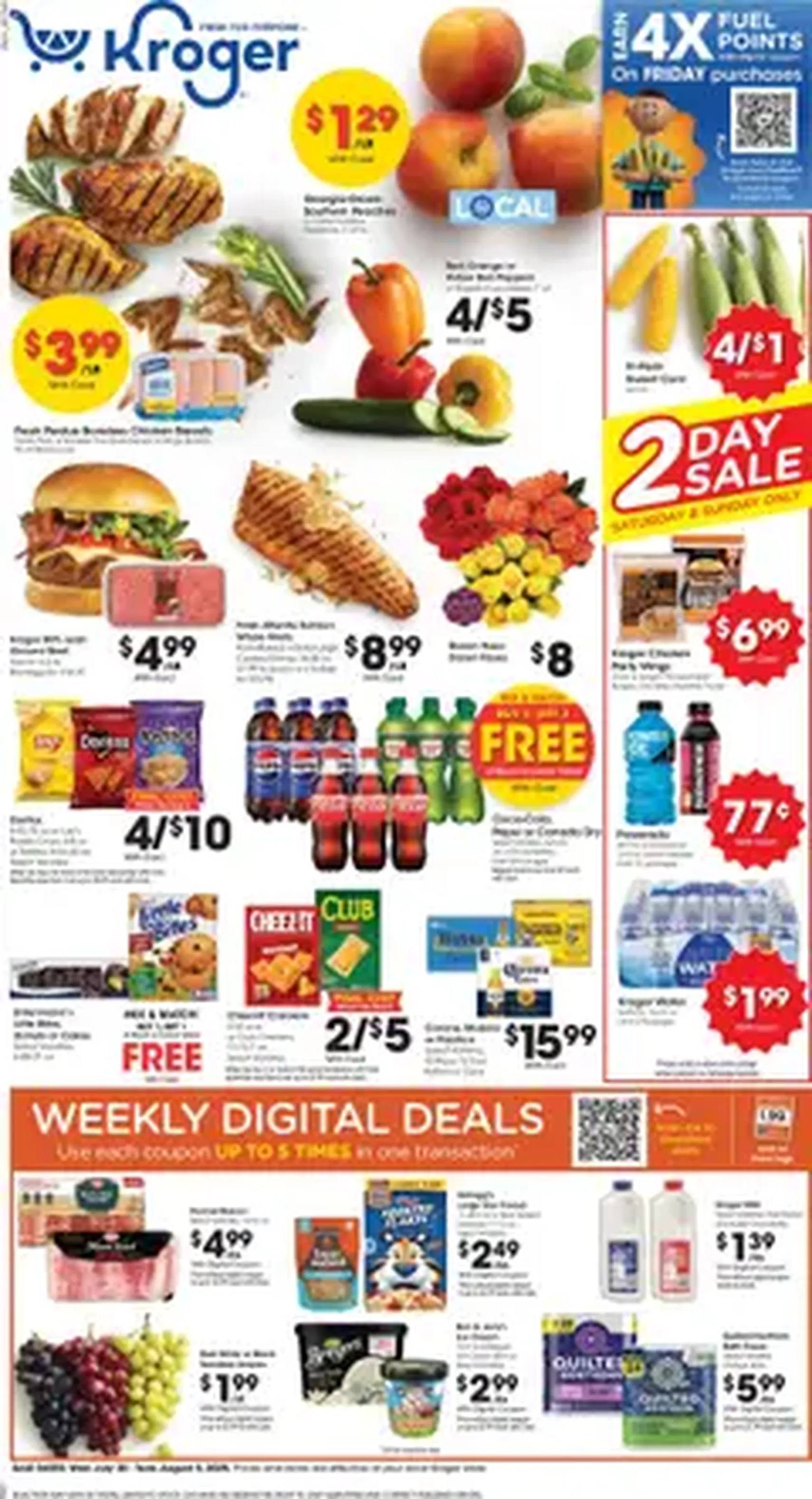 Kroger Weekly Ad - valid flyer from 07/30/2025, page 1 of 1