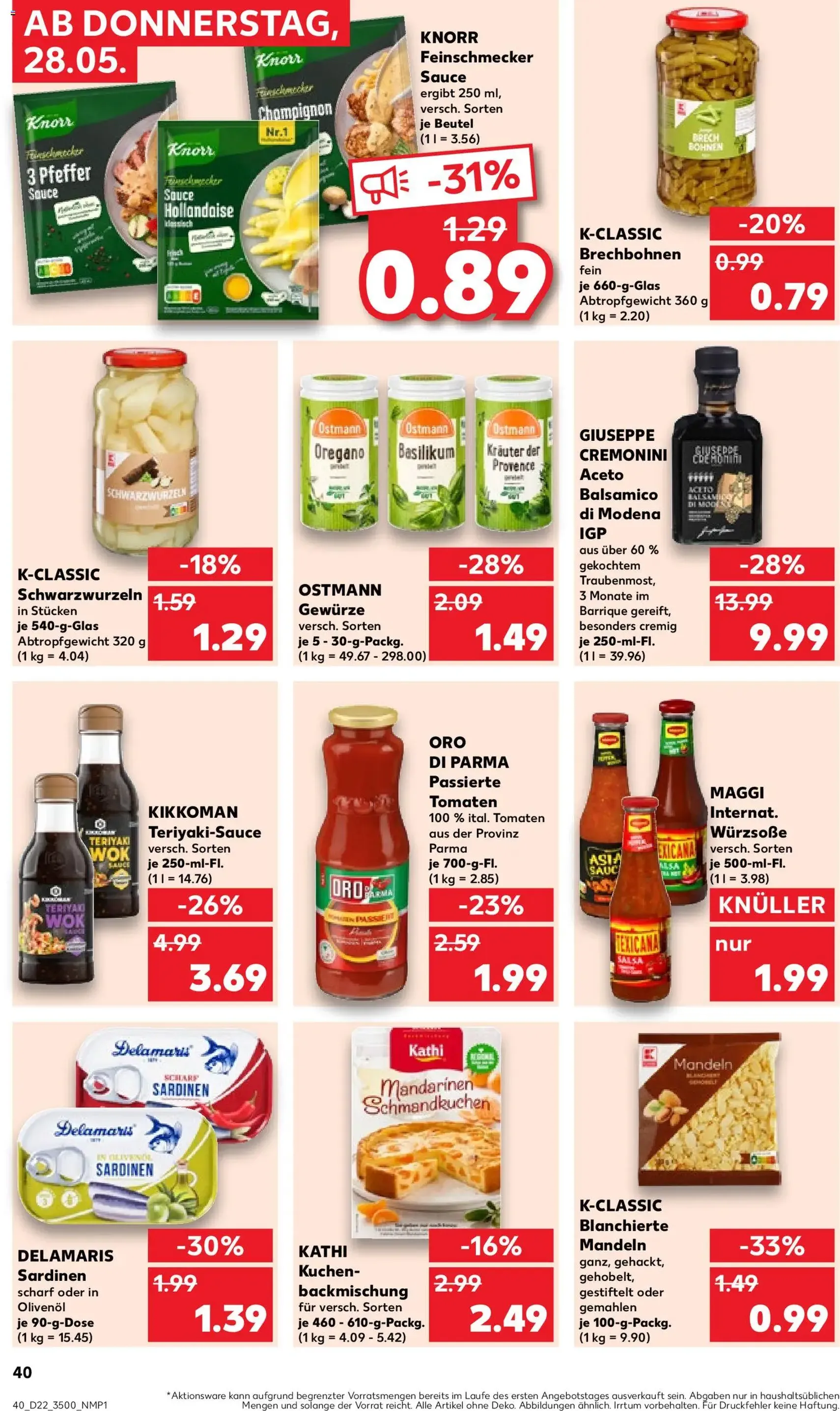 Kaufland Prospekt - Gültiger Prospekt ab 28.05.2026, Seite 40 von insgesamt 64