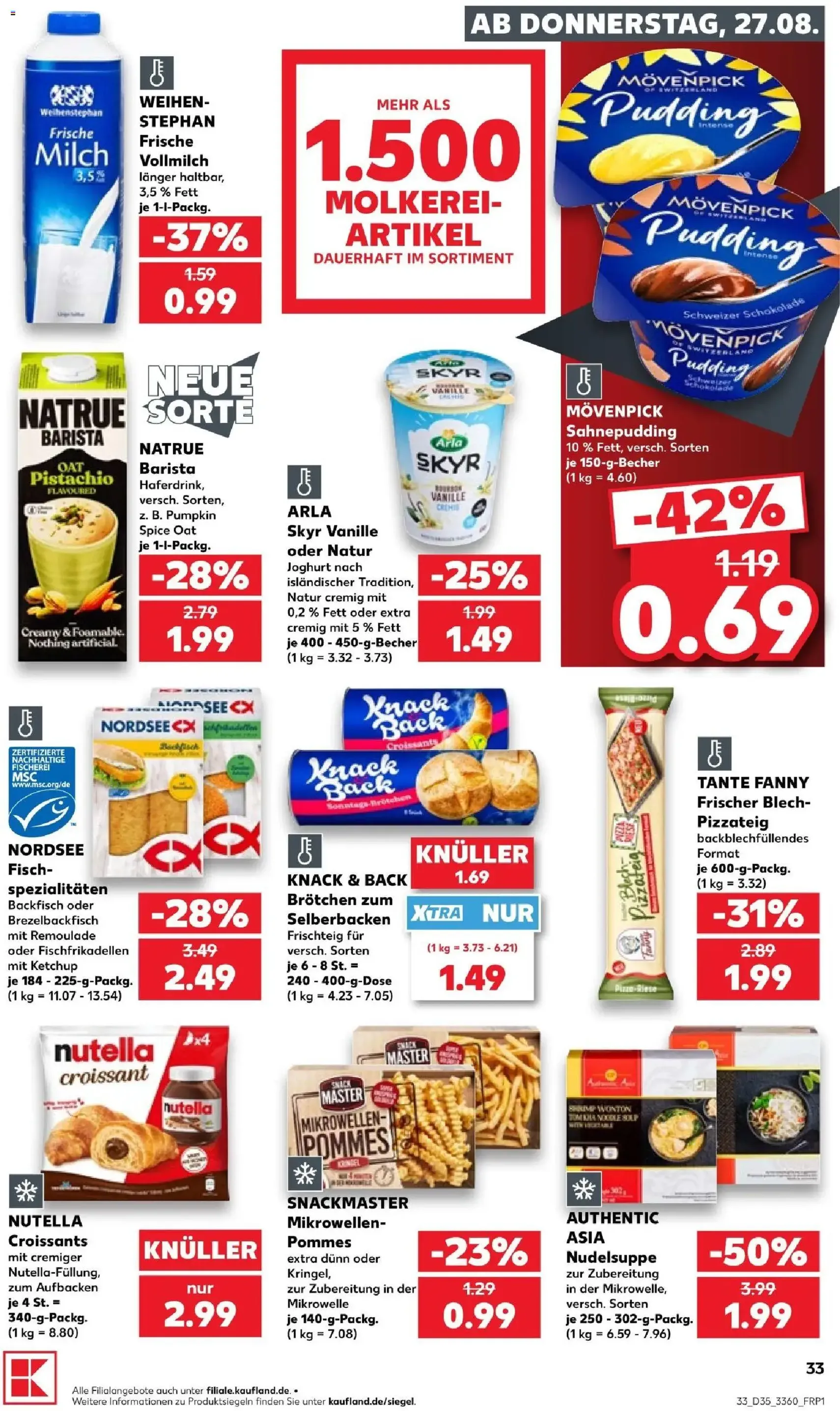 Kaufland Prospekt - Gültiger Prospekt ab 27.08.2026, Seite 33 von insgesamt 60
