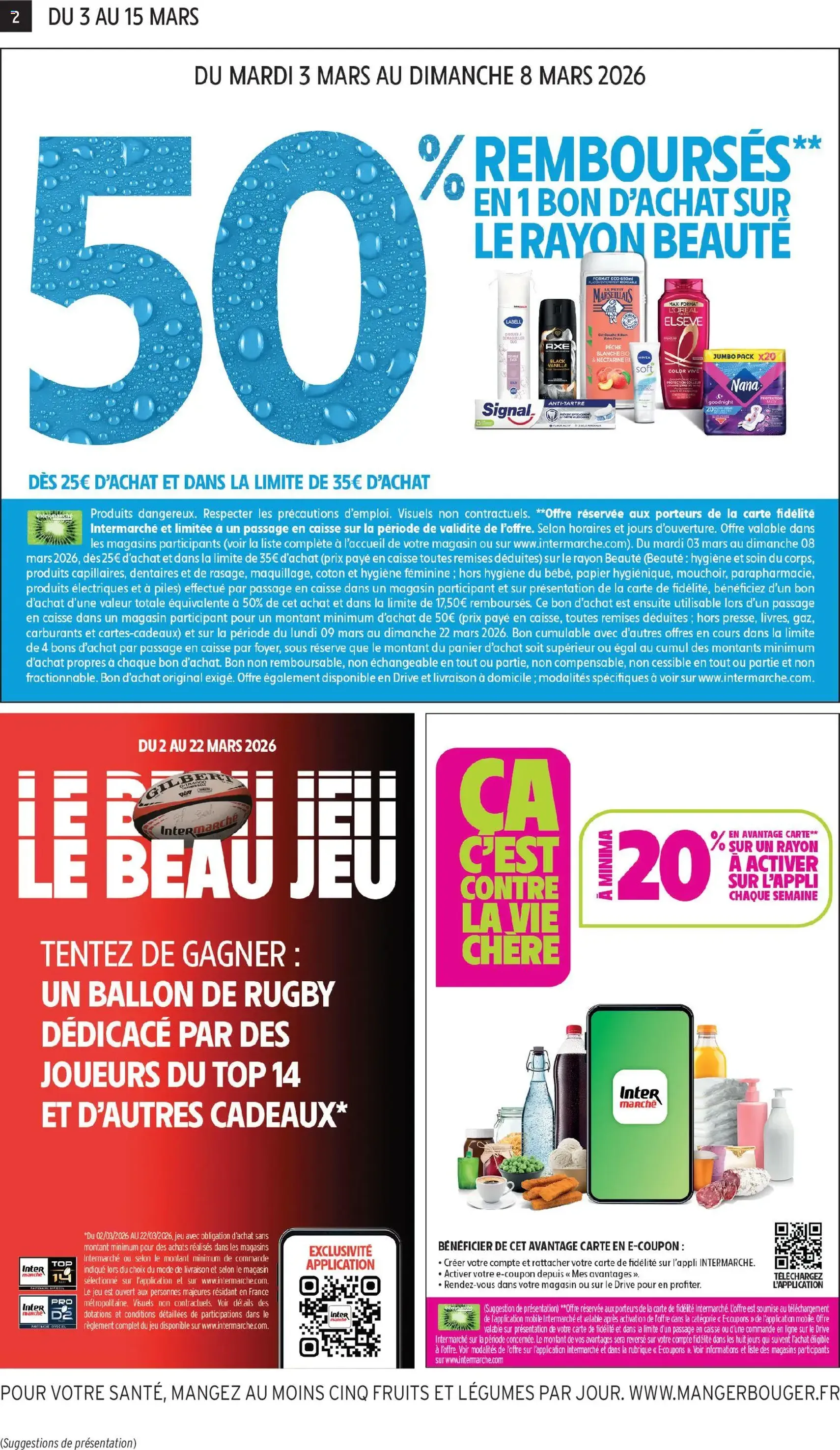 Intermarché catalogue semaine 10 - brochure valable à partir du 03/03/2026, page 2 sur 52