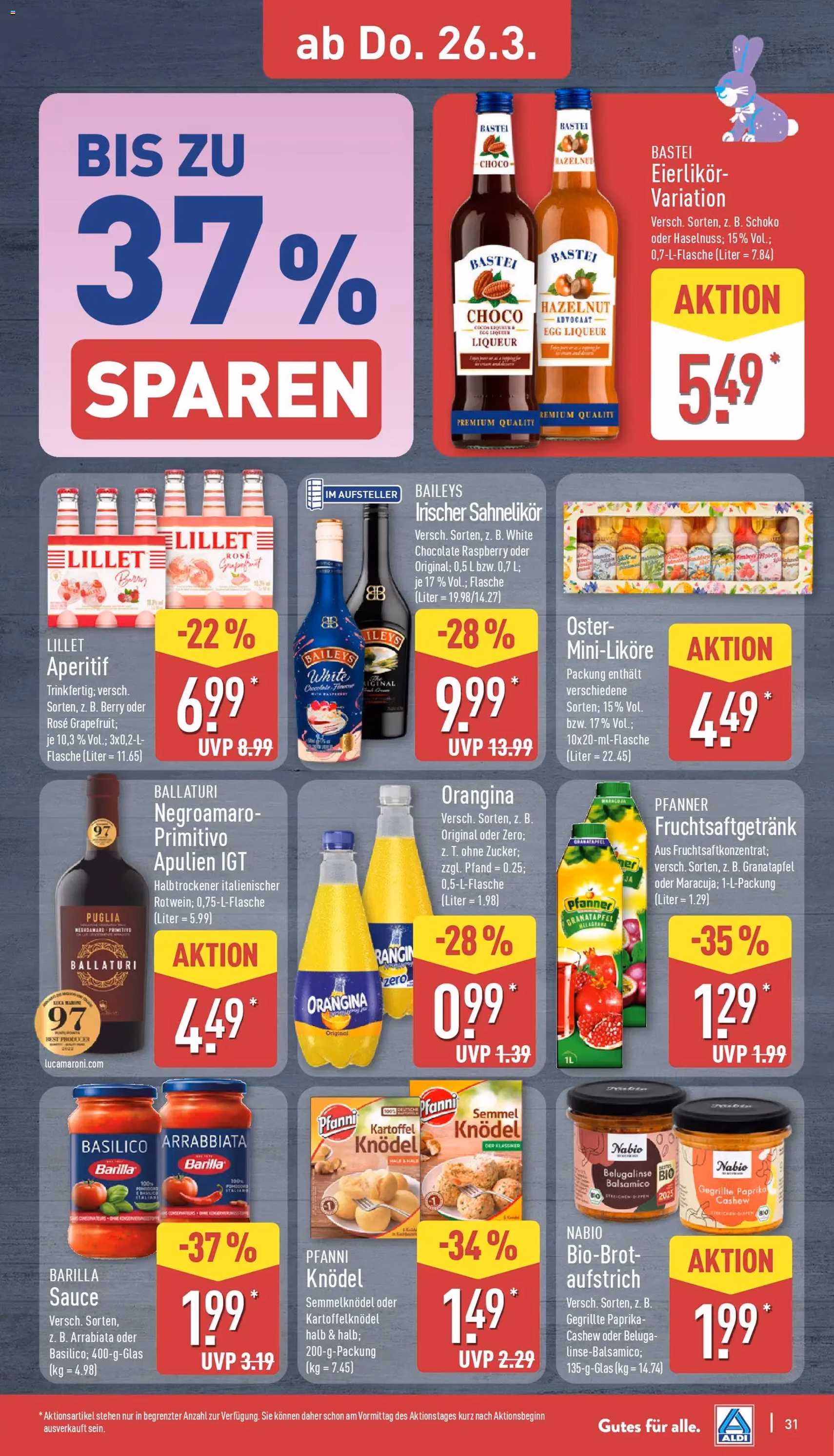 Aldi Prospekt - Gültiger Prospekt ab 23.03.2026, Seite 37 von insgesamt 46